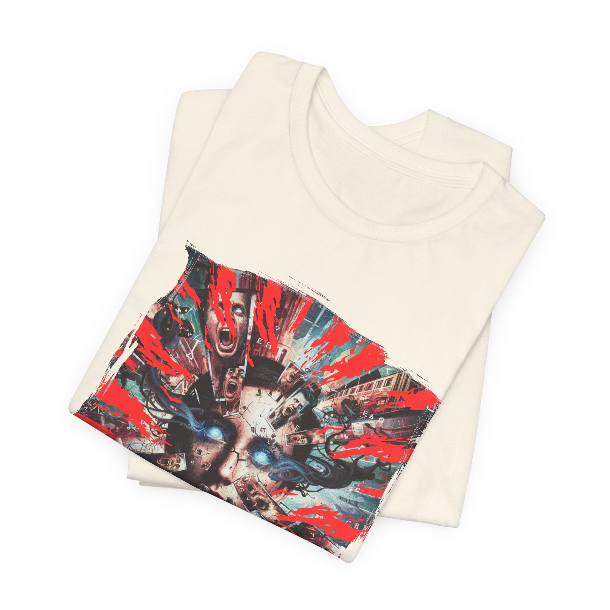 Surreal Sunburst Face Graphic Tee