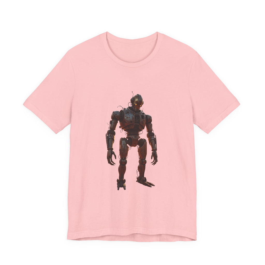 Retro Robot Graphic Tee — Vintage Mech Illustration T-Shirt