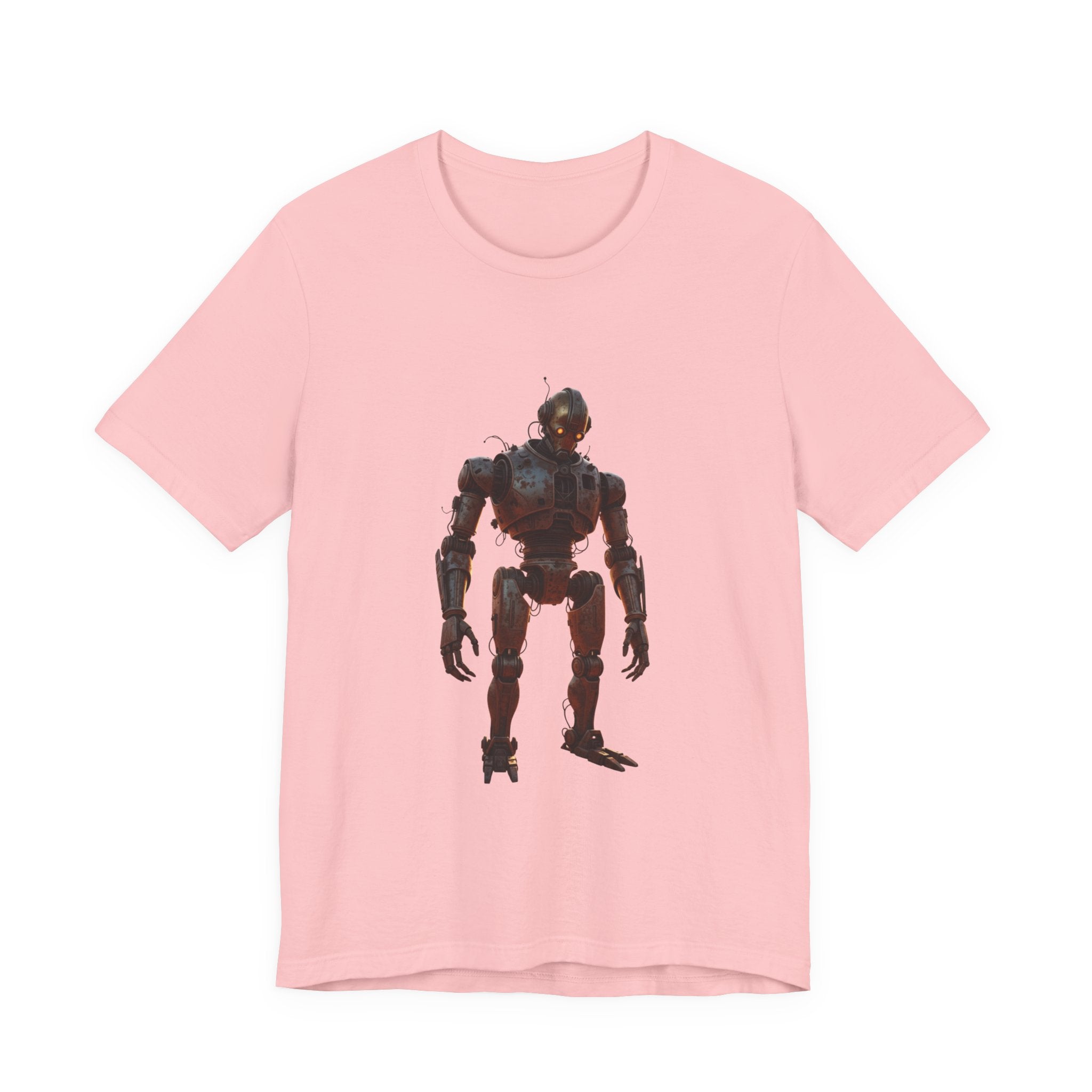 Retro Robot Graphic Tee — Vintage Mech Illustration T-Shirt