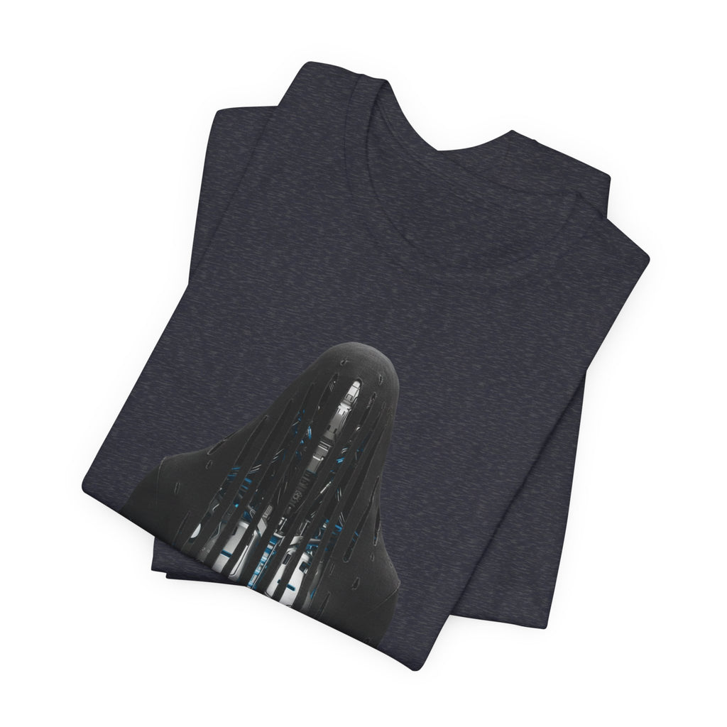 Horror Silhouette Tee — Shadowed Figure Graphic T-Shirt