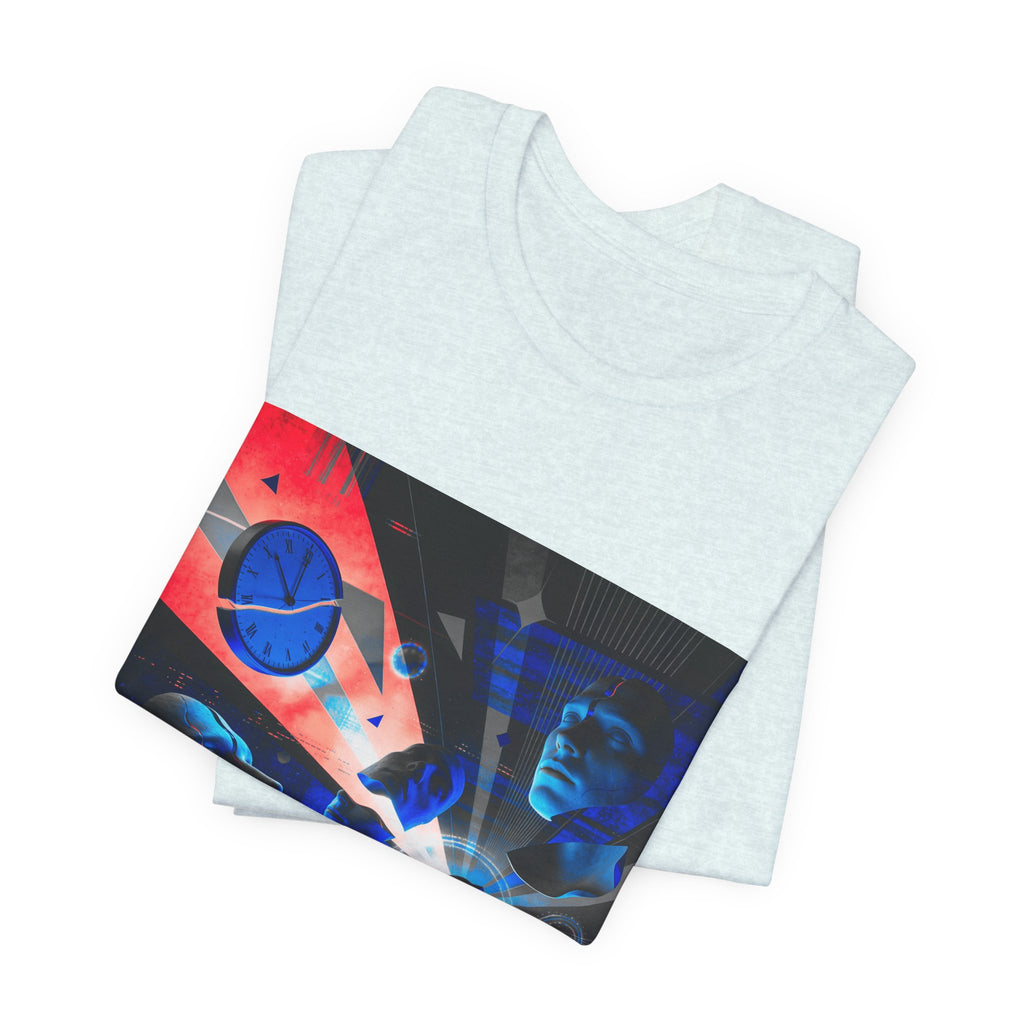 Spacewave Graphic Tee — Retro Futurism Cosmic Design