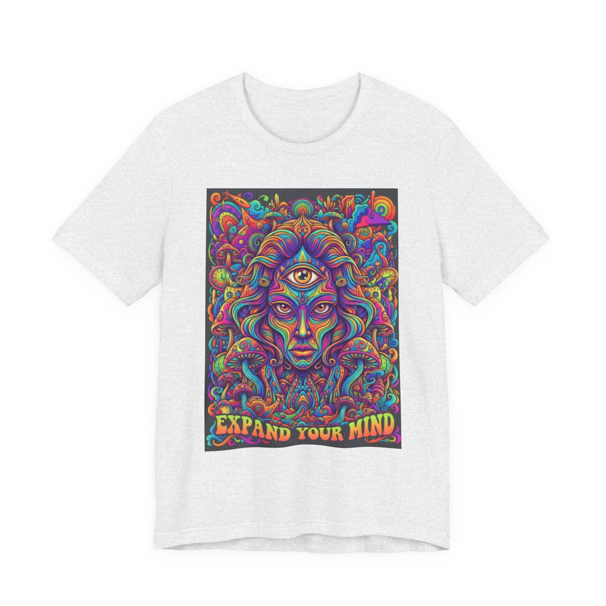 Expand Your Mind Psychedelic T-Shirt — Third Eye Trippy Art Tee