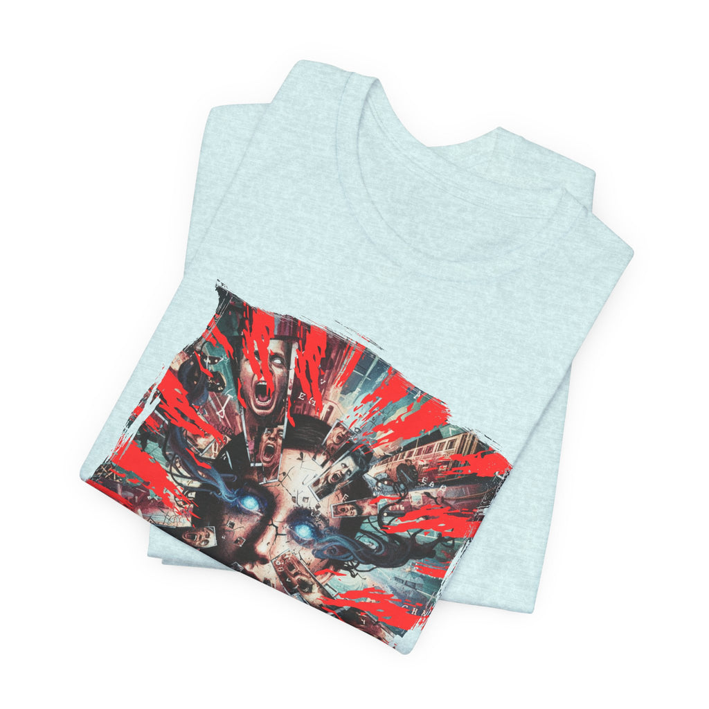 Surreal Sunburst Face Graphic Tee
