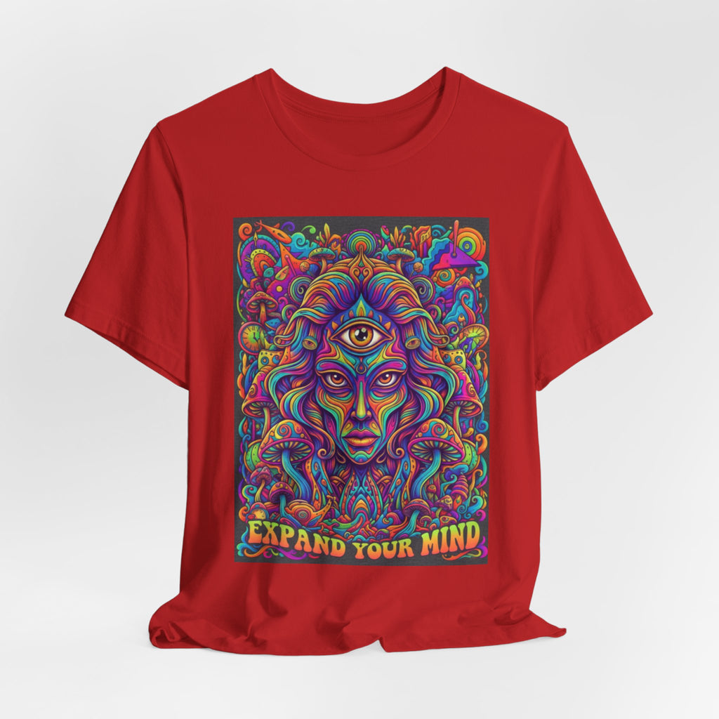 Expand Your Mind Psychedelic T-Shirt — Third Eye Trippy Art Tee
