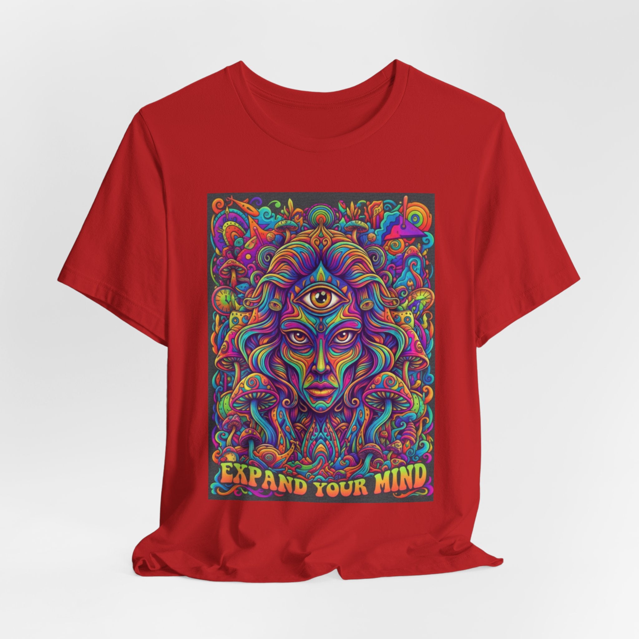Expand Your Mind Psychedelic T-Shirt — Third Eye Trippy Art Tee