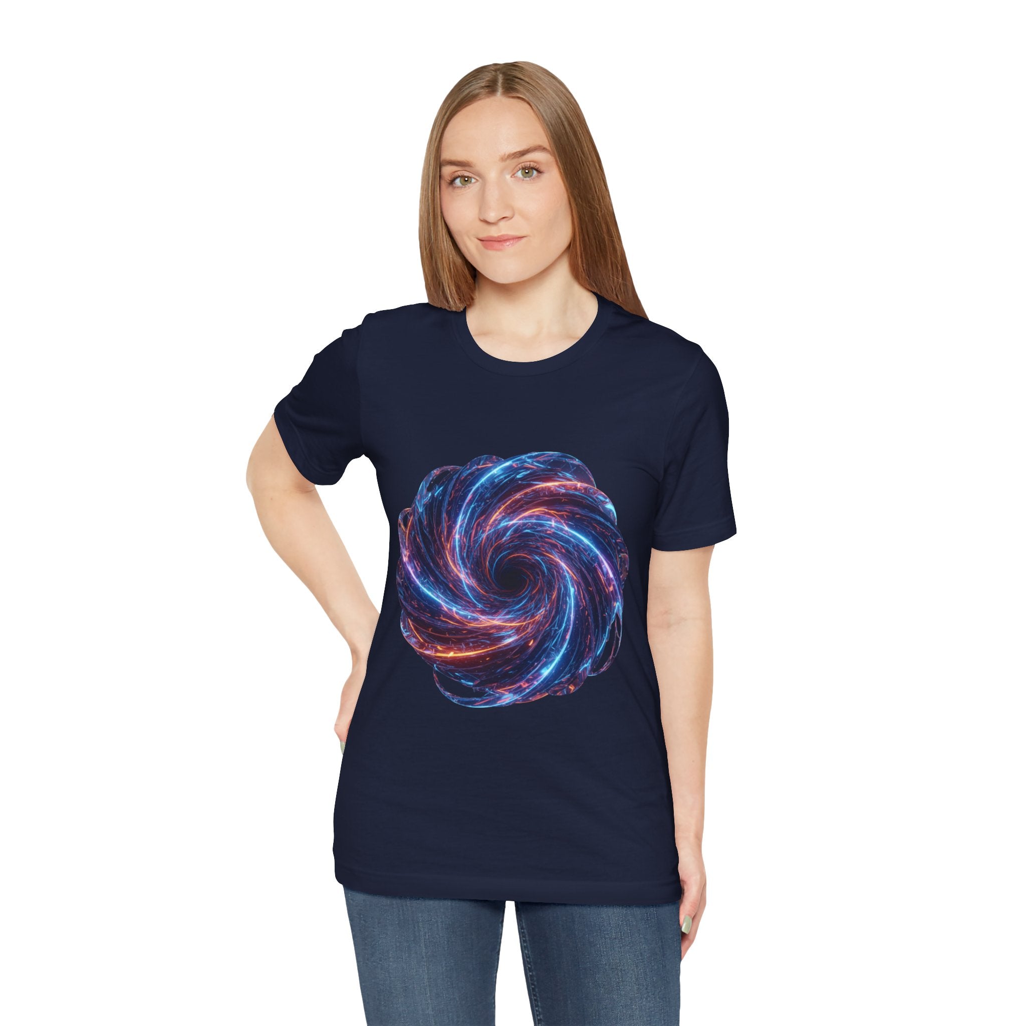 Galaxy Vortex T-Shirt — Cosmic Swirl Space Tee