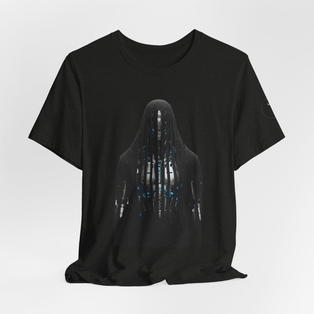 Horror Silhouette Tee — Shadowed Figure Graphic T-Shirt