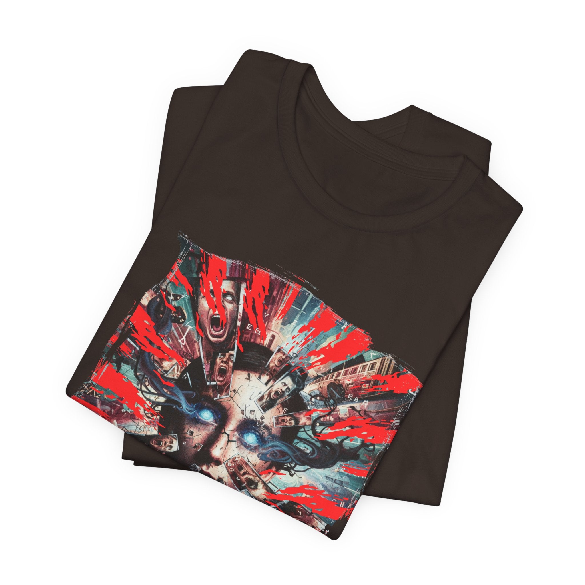 Surreal Sunburst Face Graphic Tee