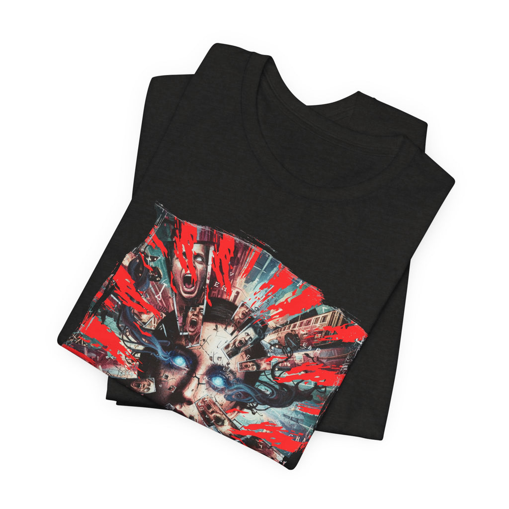 Surreal Sunburst Face Graphic Tee