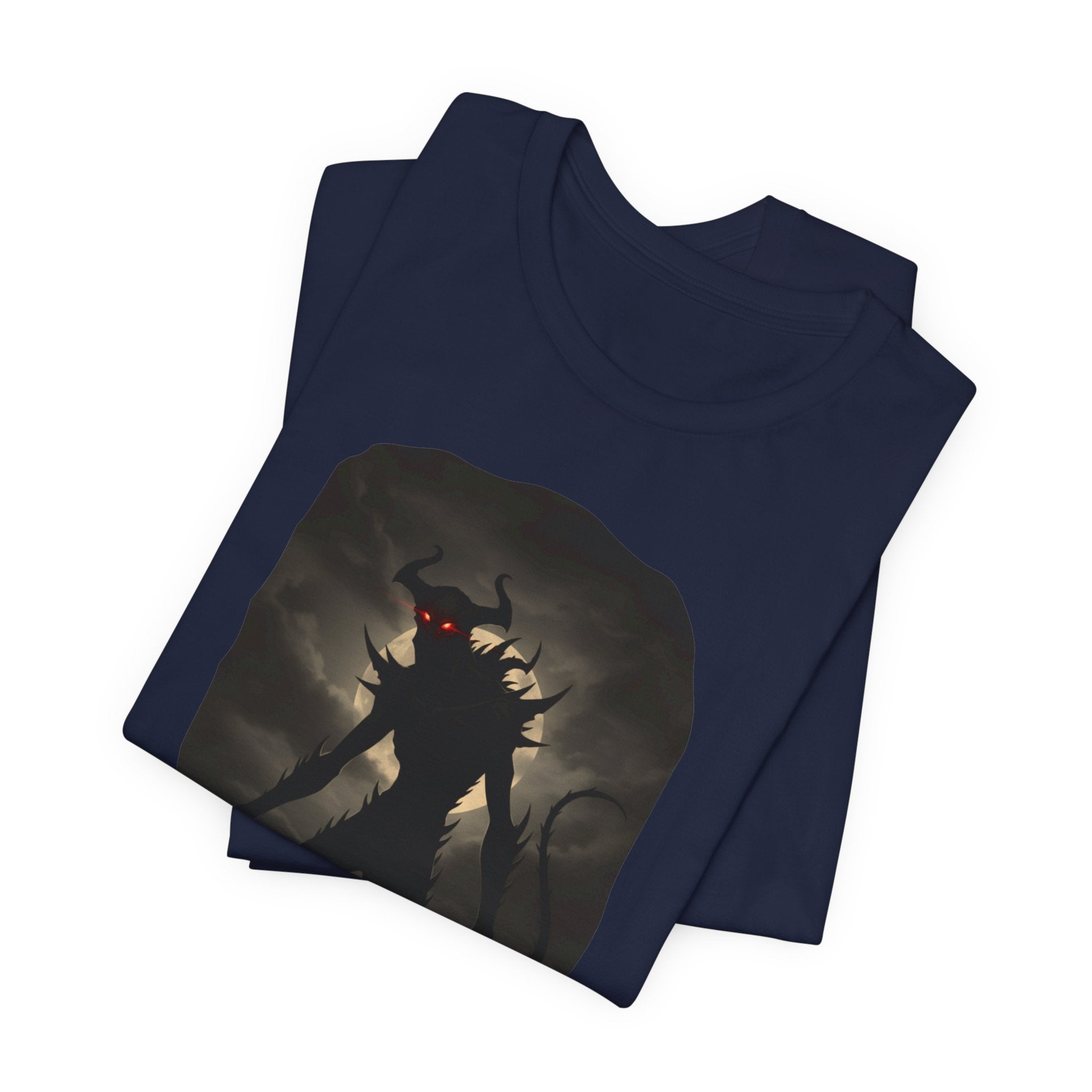 Monster Silhouette Tee — Dark Shadow Demon Graphic T-Shirt