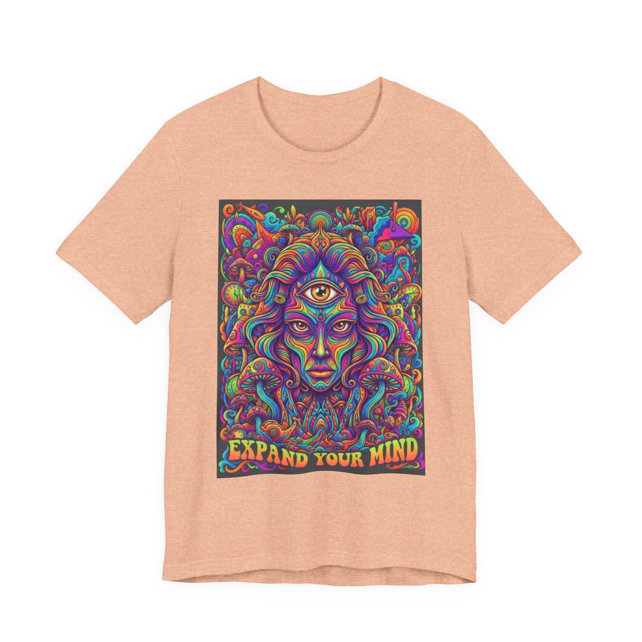 Expand Your Mind Psychedelic T-Shirt — Third Eye Trippy Art Tee