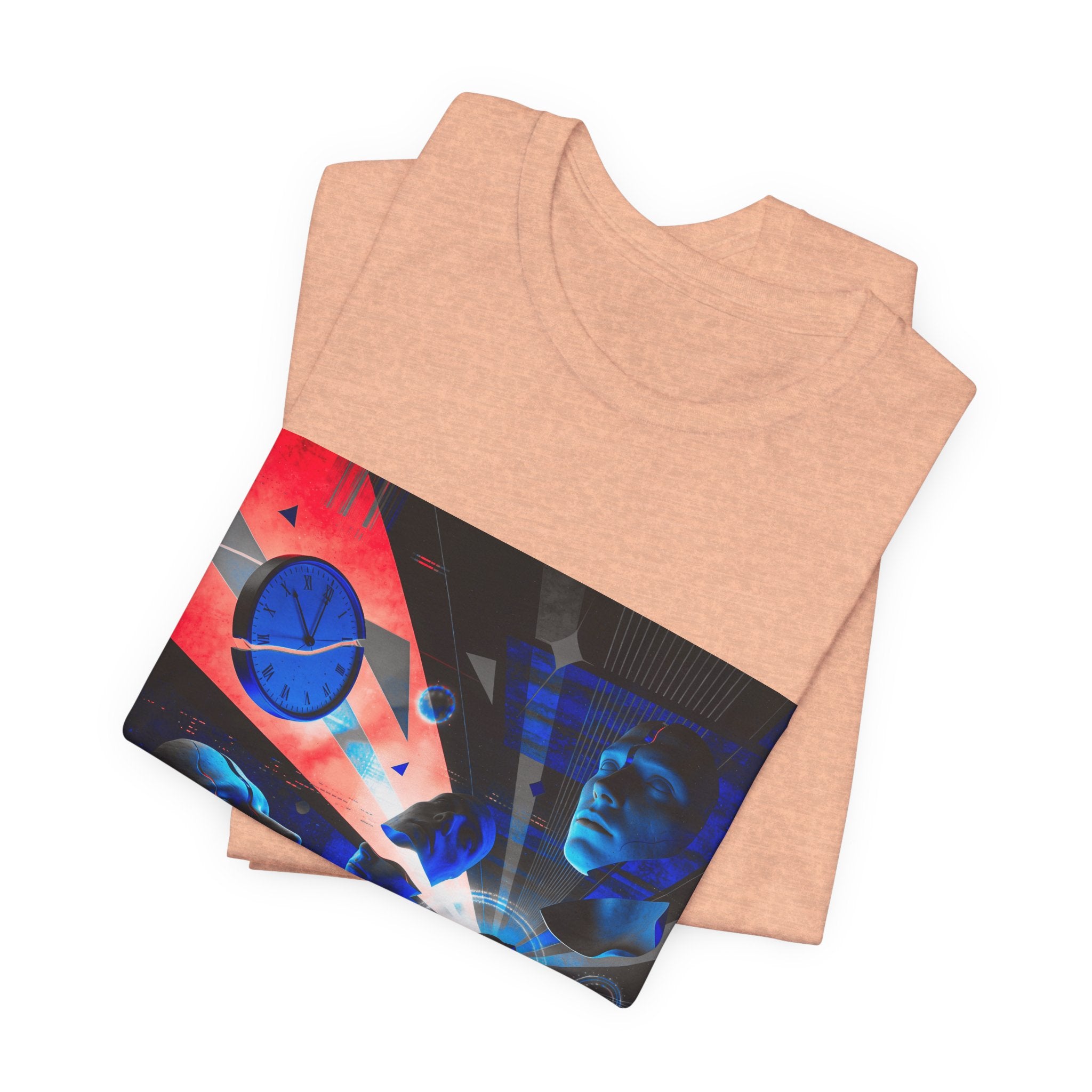 Spacewave Graphic Tee — Retro Futurism Cosmic Design