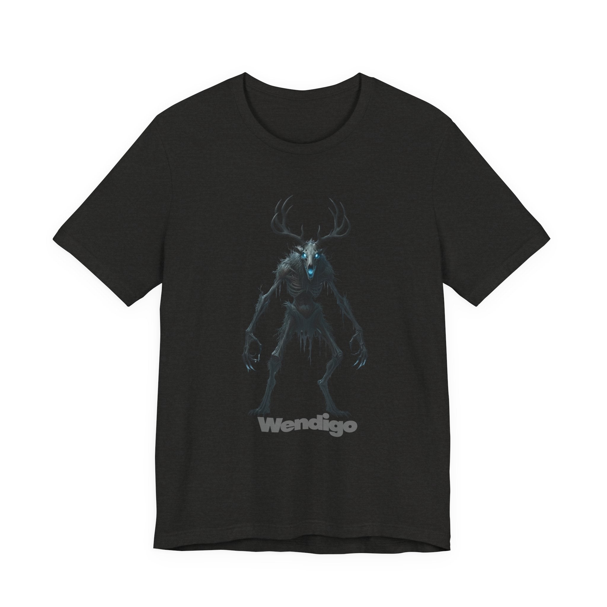 Wendigo Horror Tee — Creepy Deer Monster Graphic T-Shirt