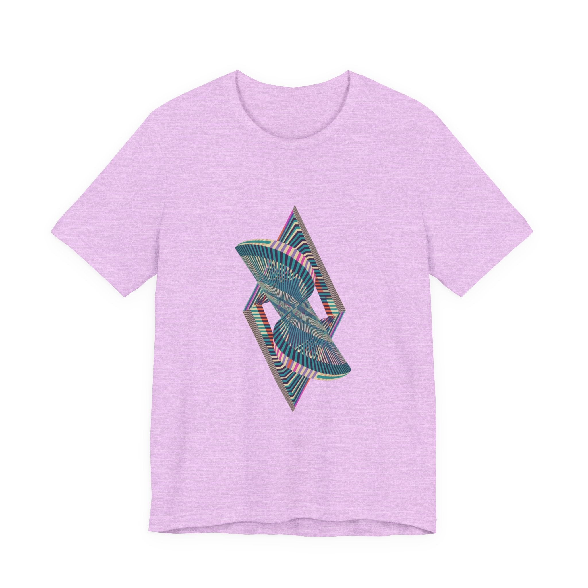 Abstract Geometric Wave Graphic Tee