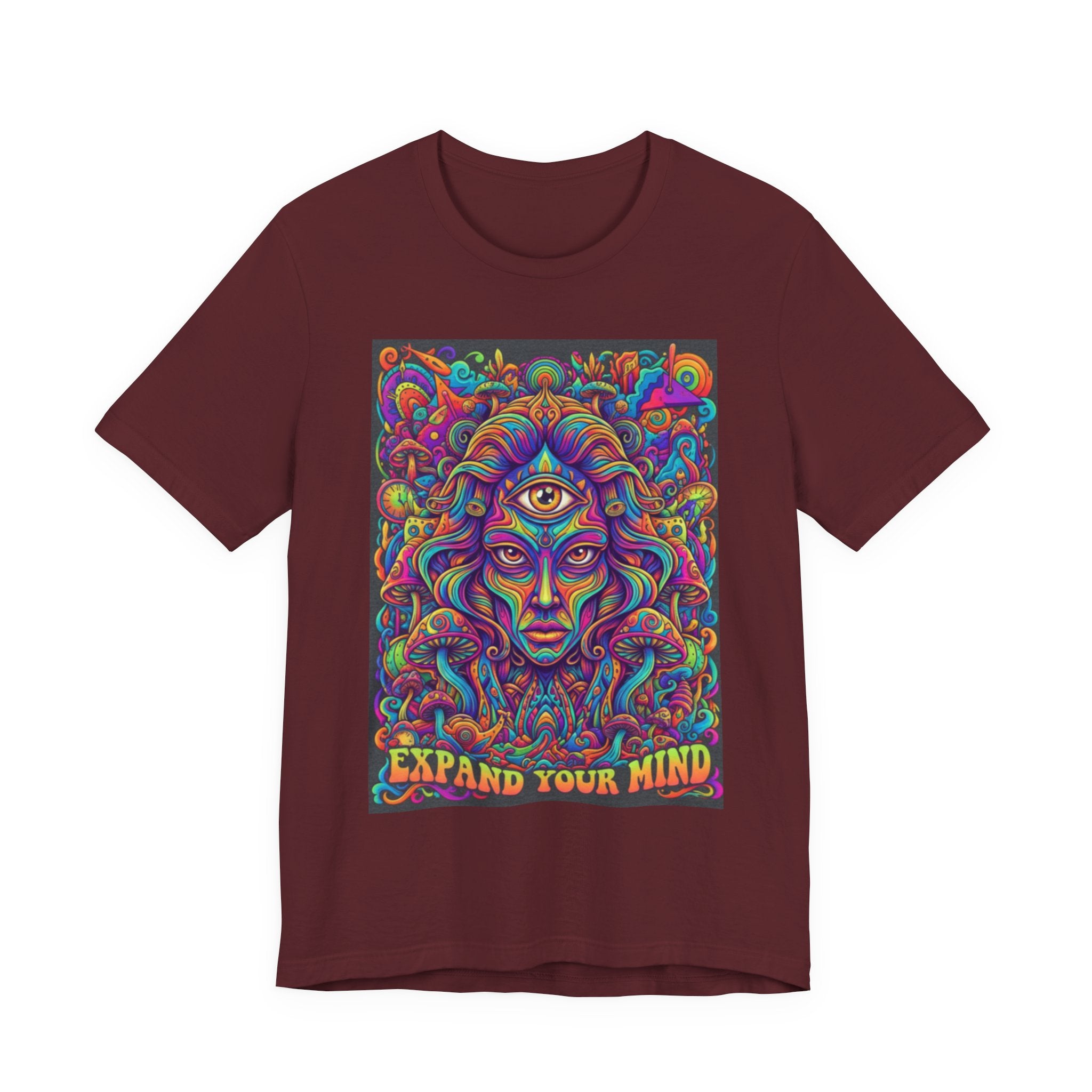 Expand Your Mind Psychedelic T-Shirt — Third Eye Trippy Art Tee
