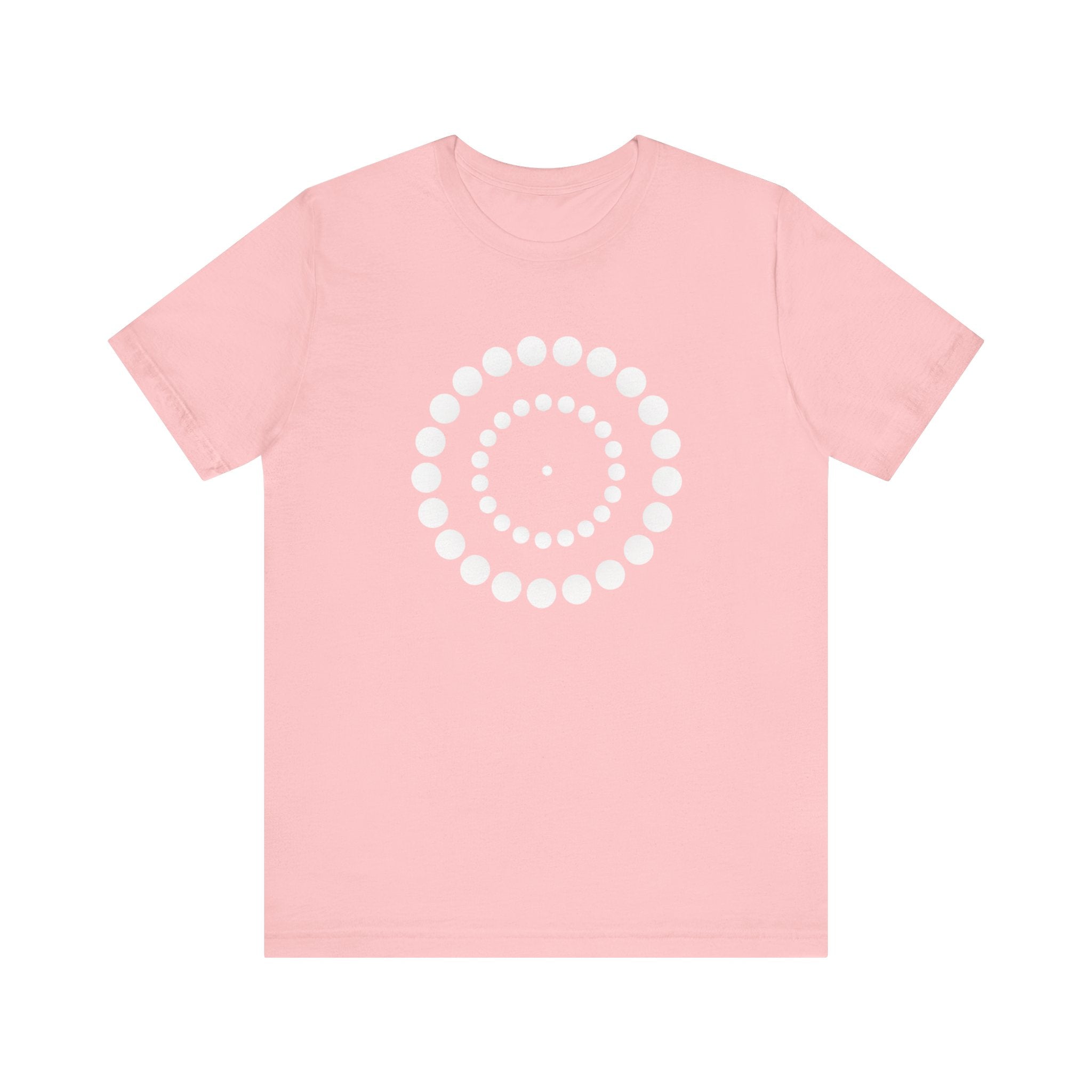 Dot Spiral Tee — Minimal Geometric Graphic T‑Shirt