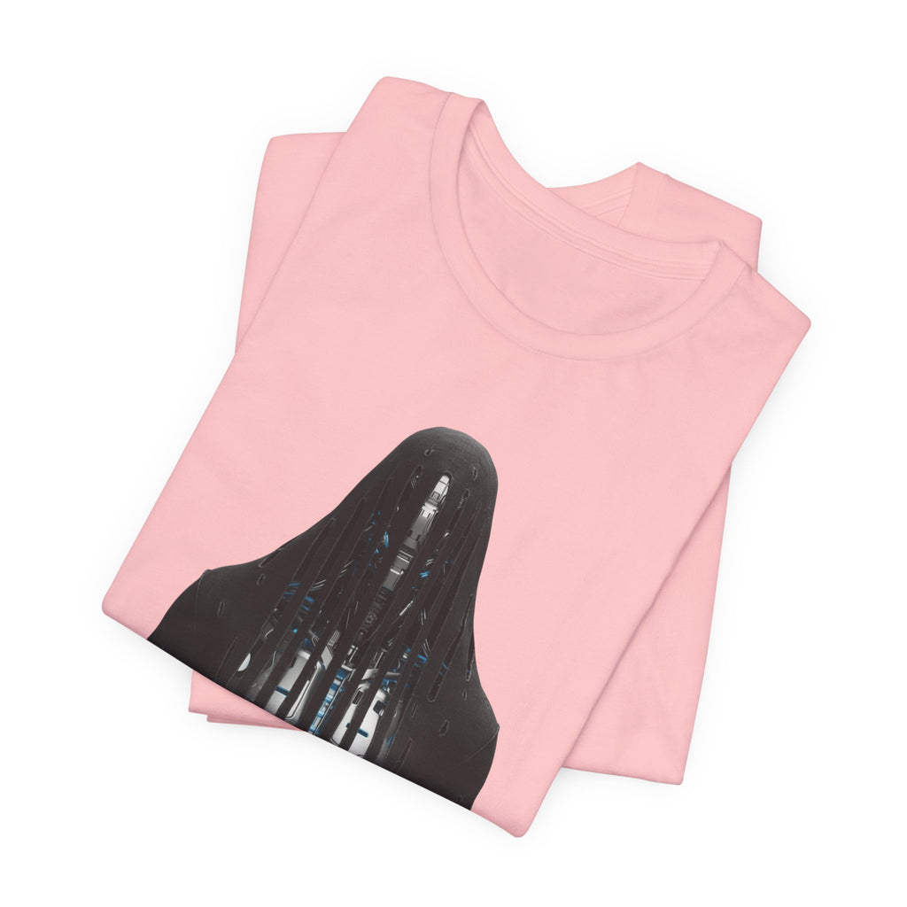 Horror Silhouette Tee — Shadowed Figure Graphic T-Shirt