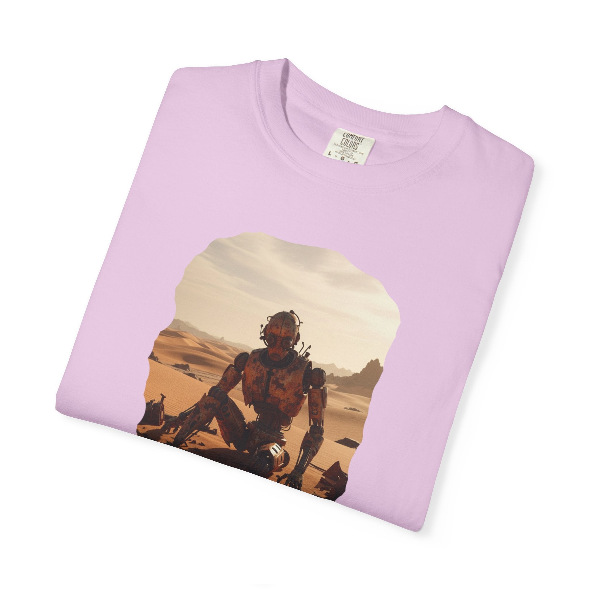 Desert Surfer T-Shirt — Vintage Sunlit Sandboarding Graphic Tee