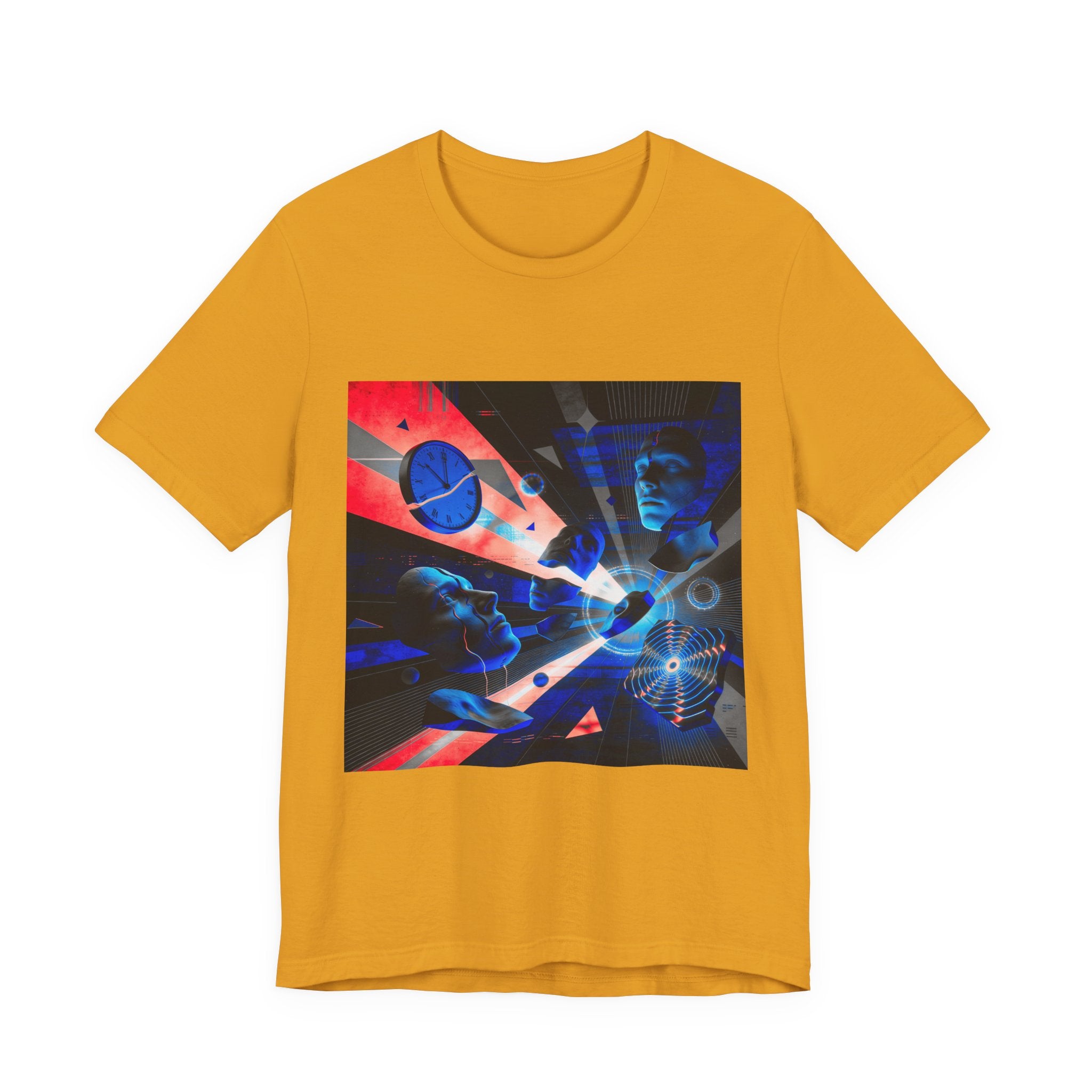 Spacewave Graphic Tee — Retro Futurism Cosmic Design