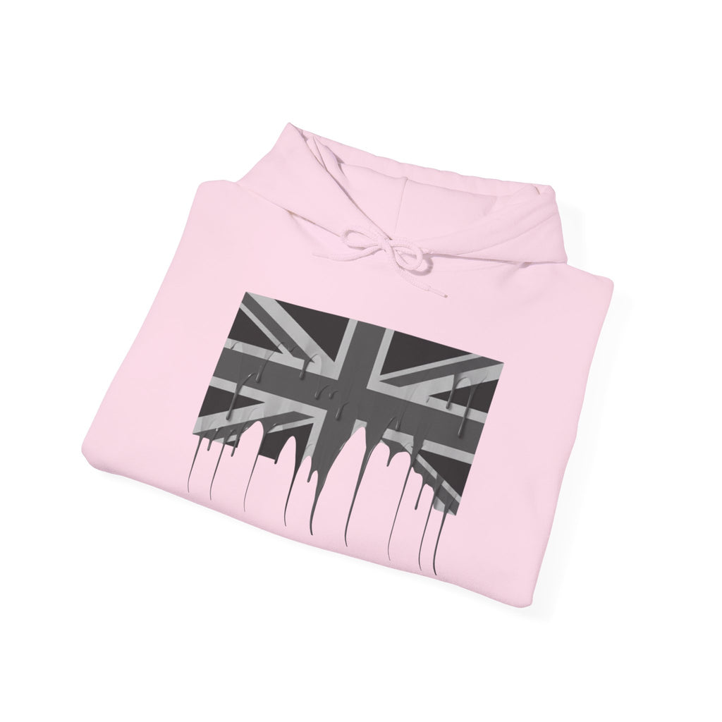 Union Jack Drip Hoodie - British Flag Streetwear Pullover