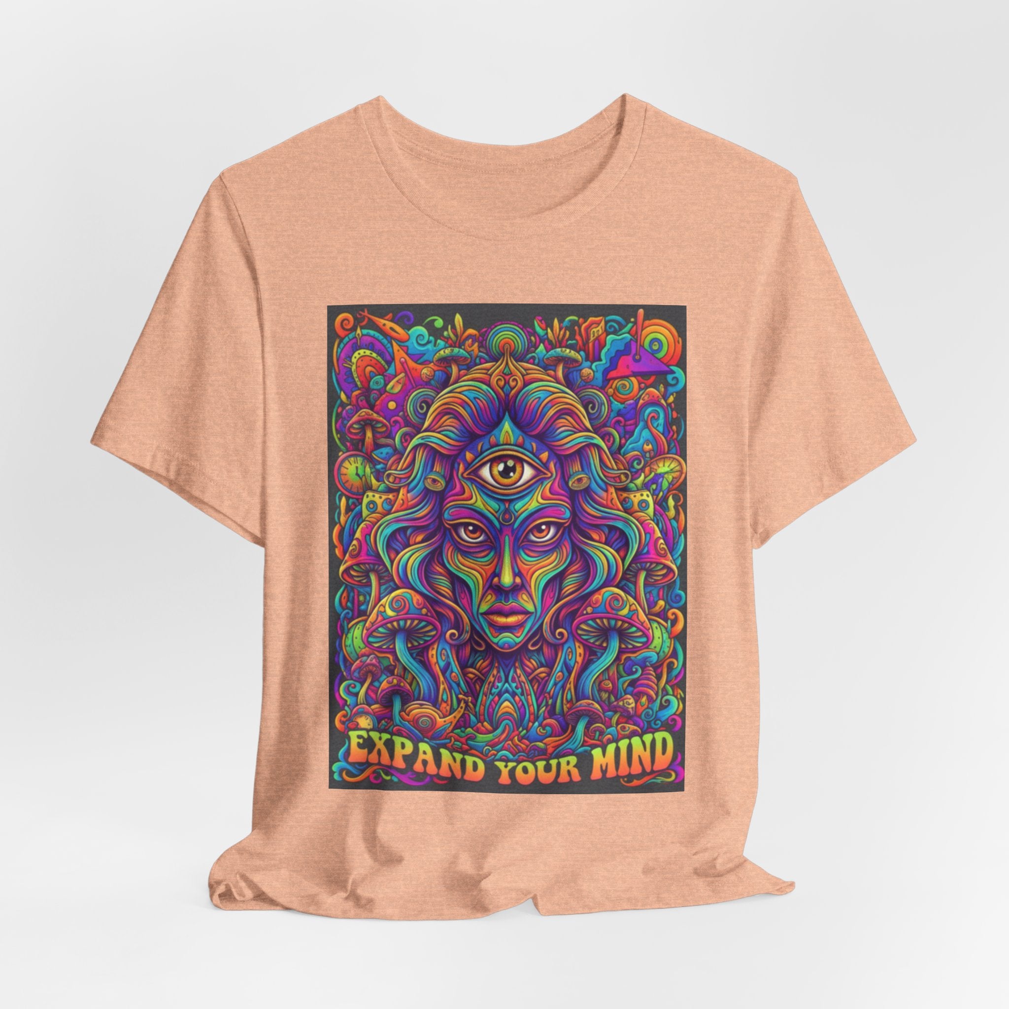 Expand Your Mind Psychedelic T-Shirt — Third Eye Trippy Art Tee