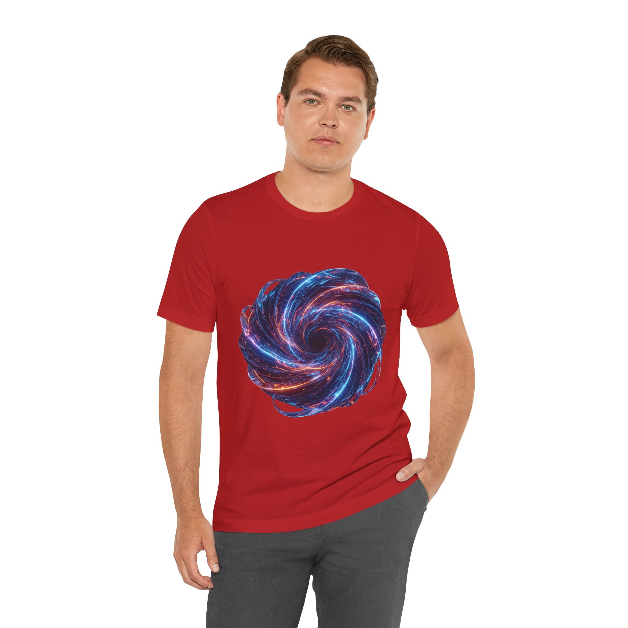 Galaxy Vortex T-Shirt — Cosmic Swirl Space Tee