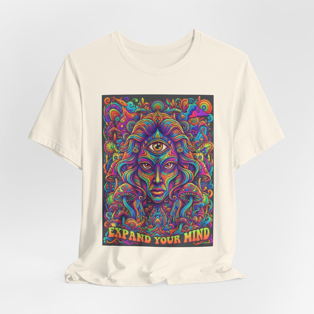 Expand Your Mind Psychedelic T-Shirt — Third Eye Trippy Art Tee