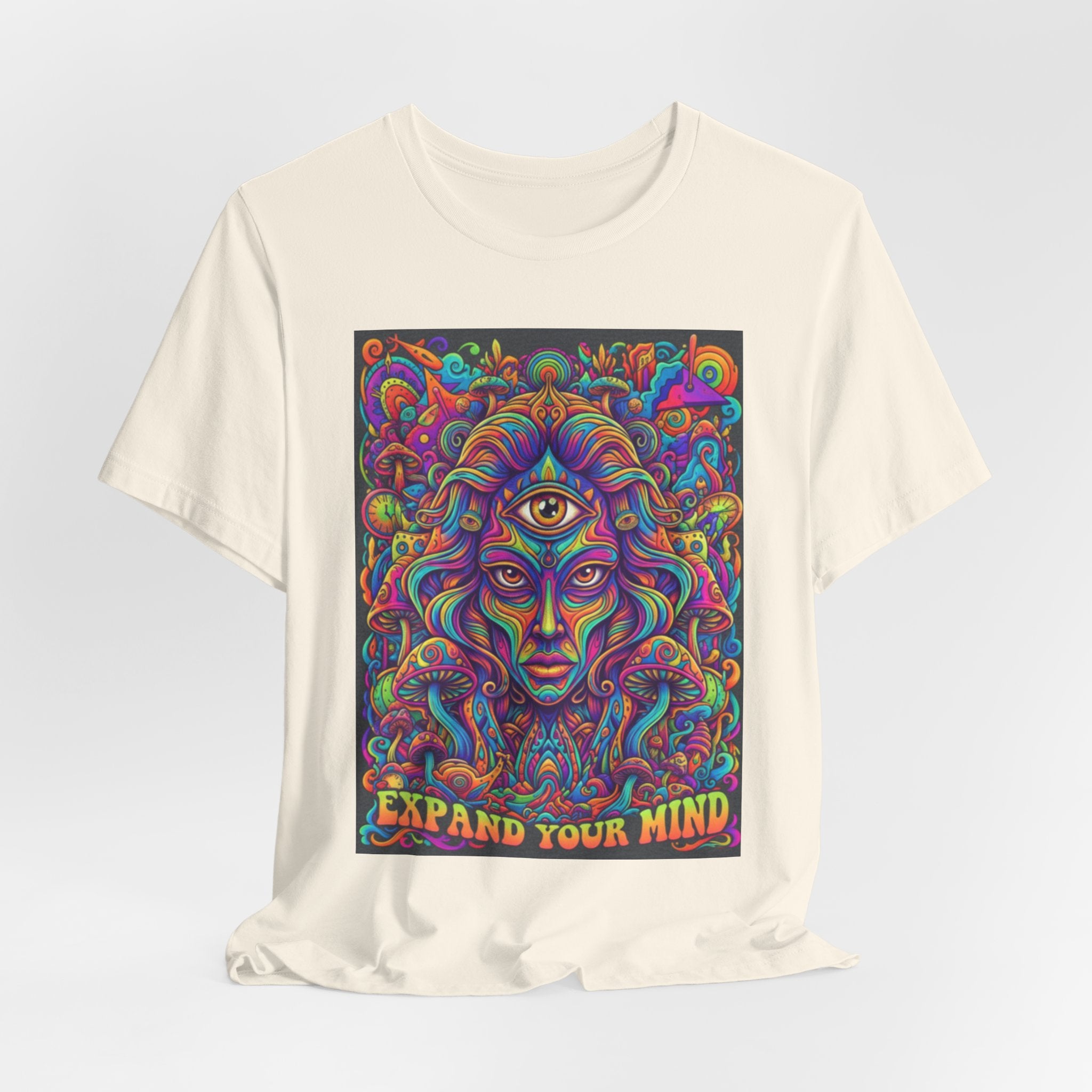 Expand Your Mind Psychedelic T-Shirt — Third Eye Trippy Art Tee