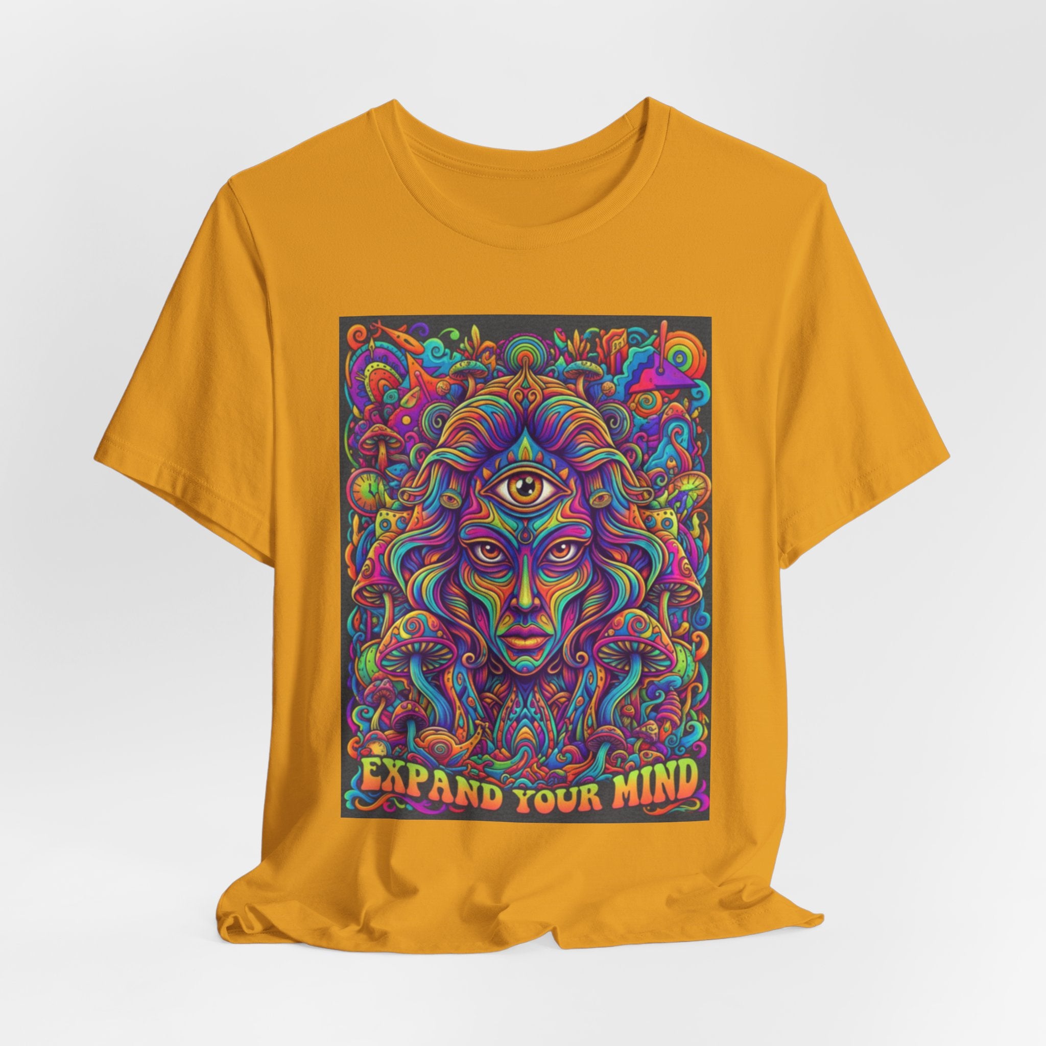 Expand Your Mind Psychedelic T-Shirt — Third Eye Trippy Art Tee