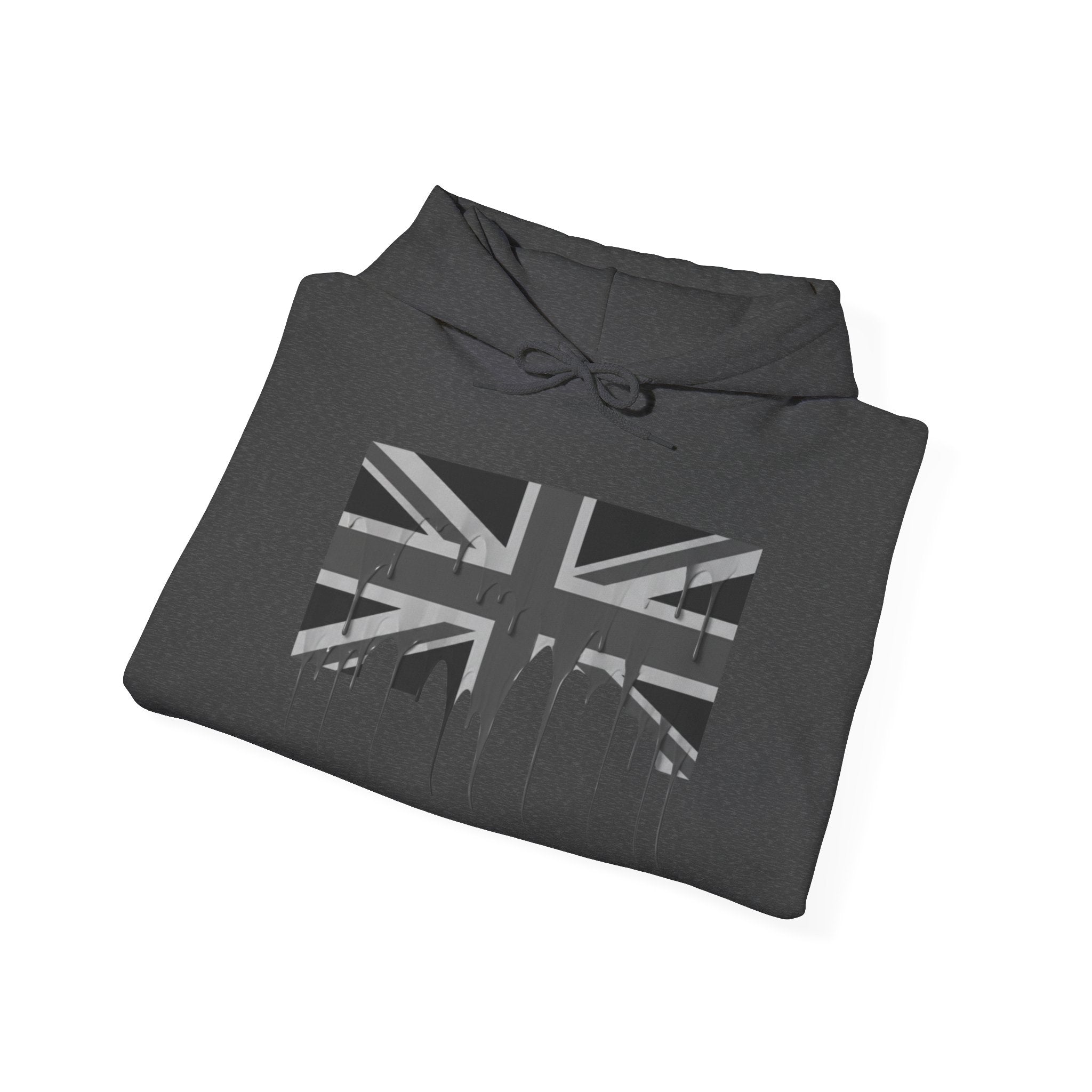 Union Jack Drip Hoodie - British Flag Streetwear Pullover