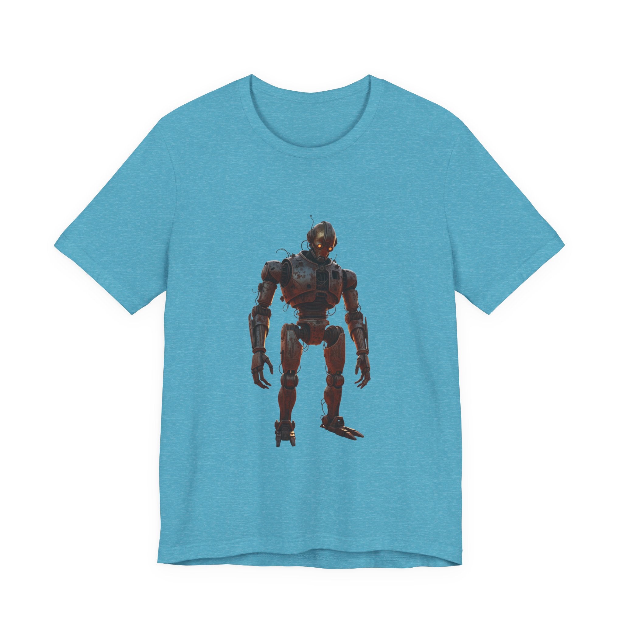 Retro Robot Graphic Tee — Vintage Mech Illustration T-Shirt