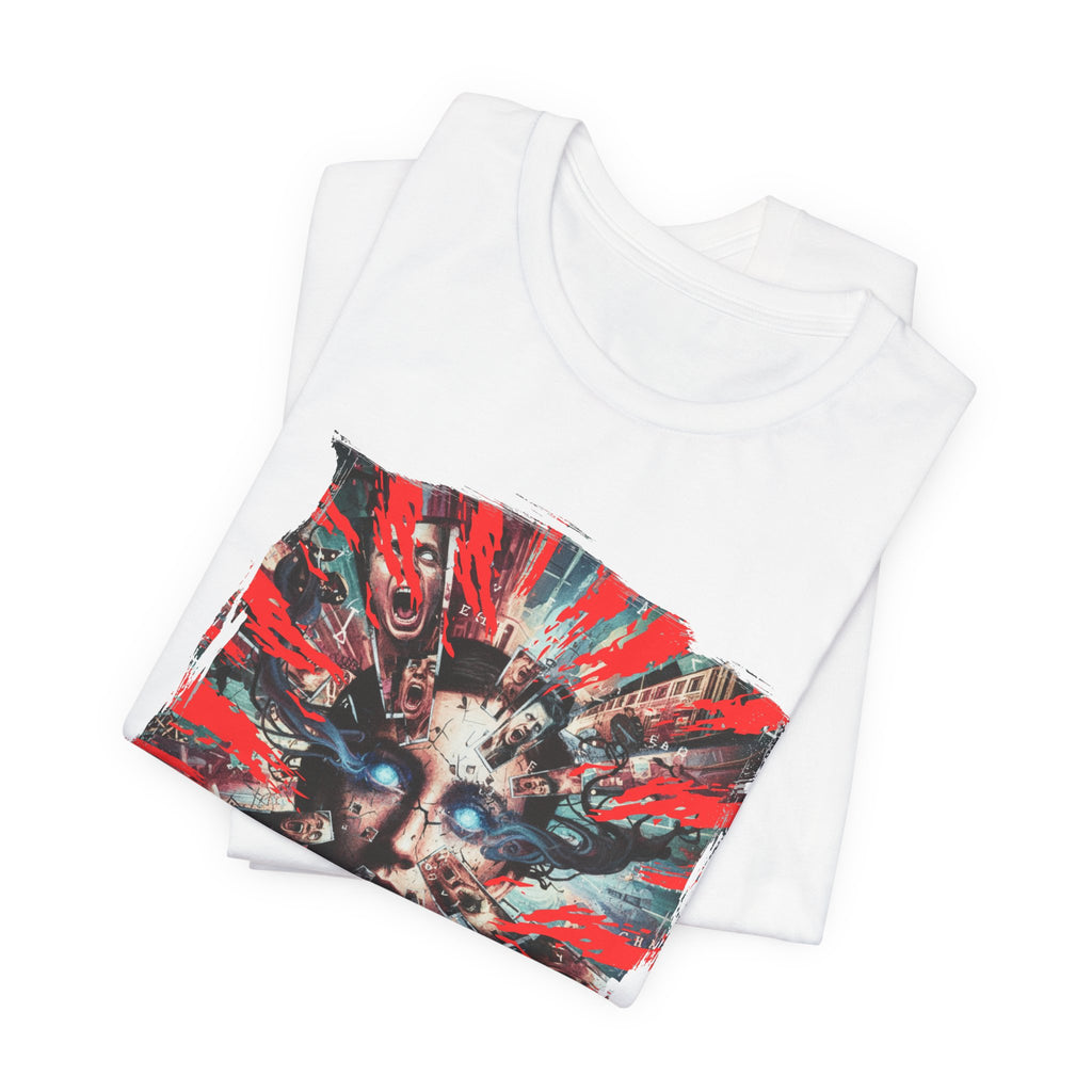 Surreal Sunburst Face Graphic Tee