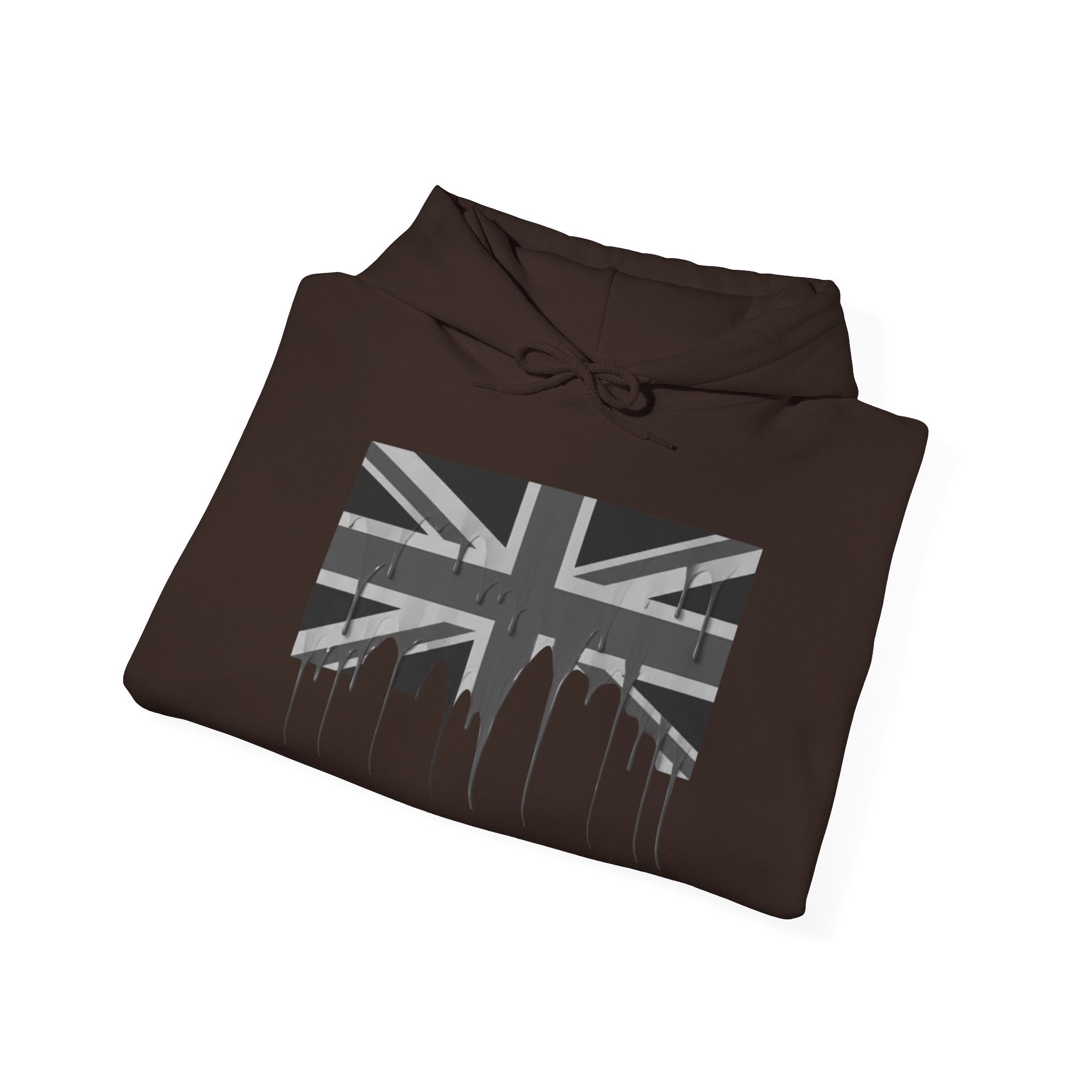 Union Jack Drip Hoodie - British Flag Streetwear Pullover