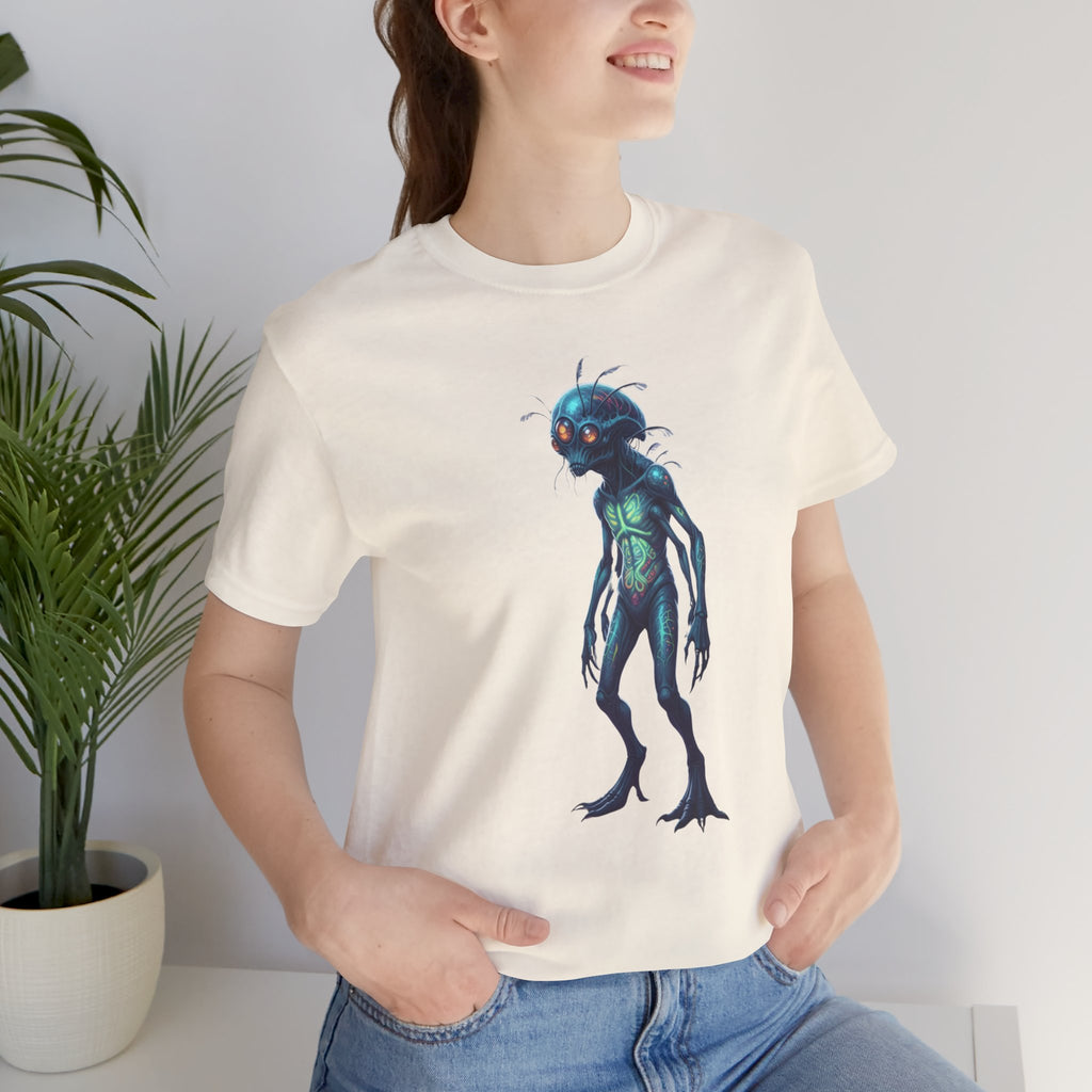 Alien Creature Graphic Tee — Sci‑Fi Monster T‑Shirt