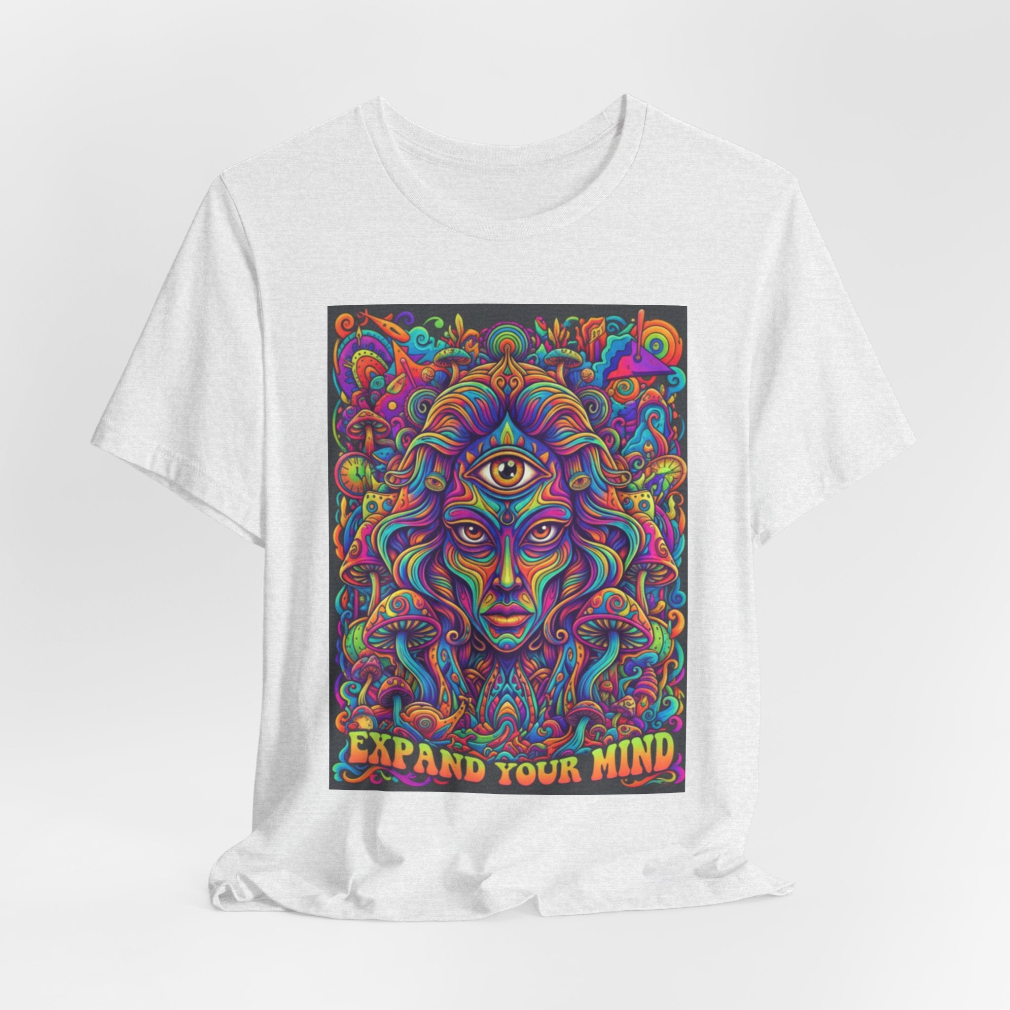 Expand Your Mind Psychedelic T-Shirt — Third Eye Trippy Art Tee