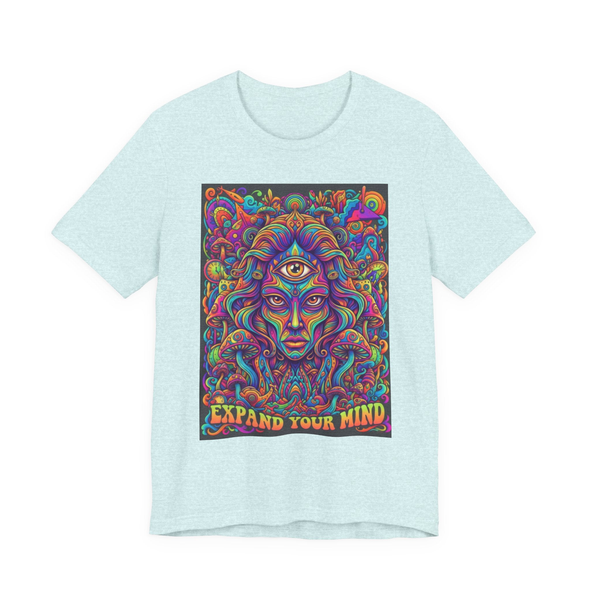 Expand Your Mind Psychedelic T-Shirt — Third Eye Trippy Art Tee