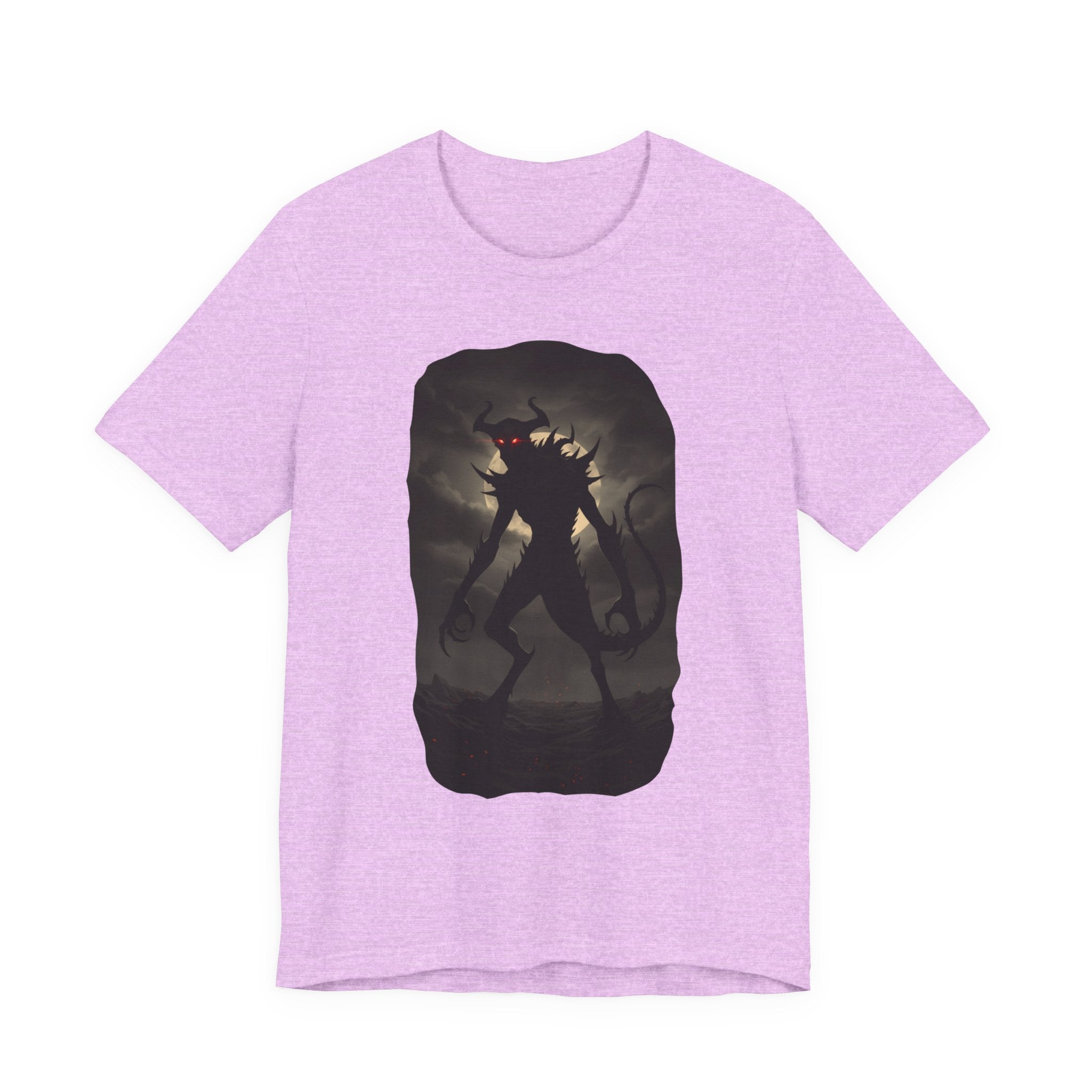 Monster Silhouette Tee — Dark Shadow Demon Graphic T-Shirt
