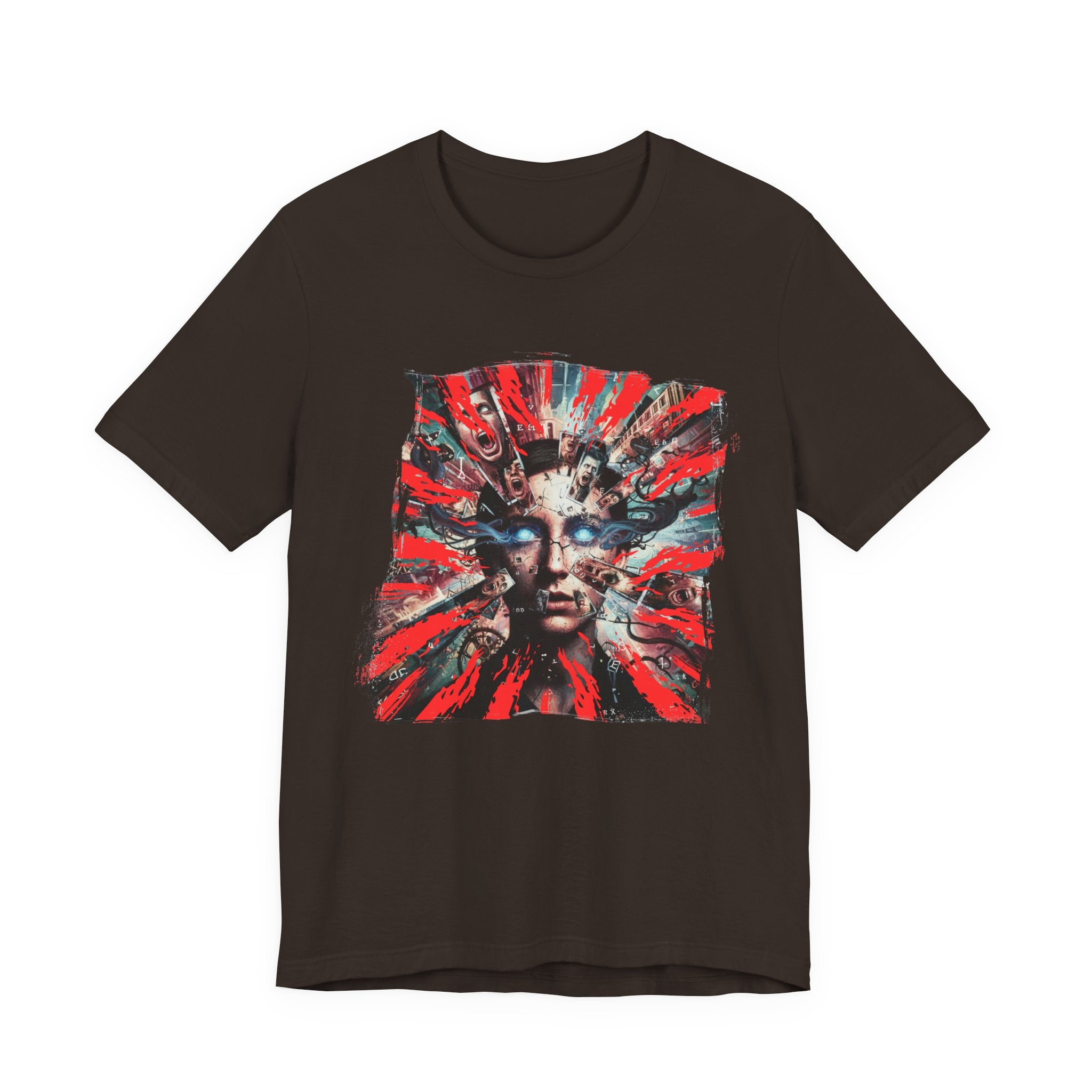 Surreal Sunburst Face Graphic Tee