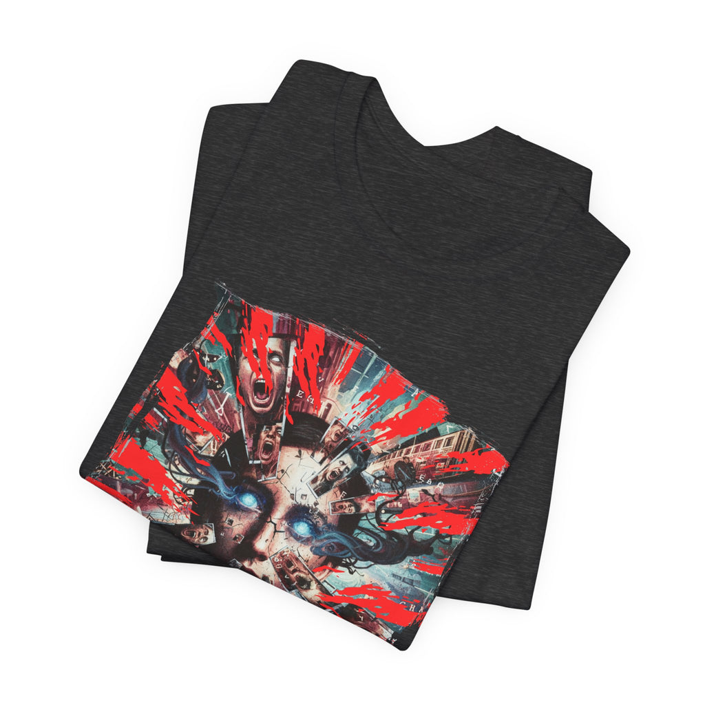 Surreal Sunburst Face Graphic Tee