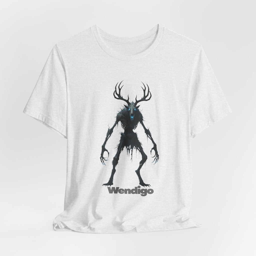 Wendigo Horror Tee — Creepy Deer Monster Graphic T-Shirt