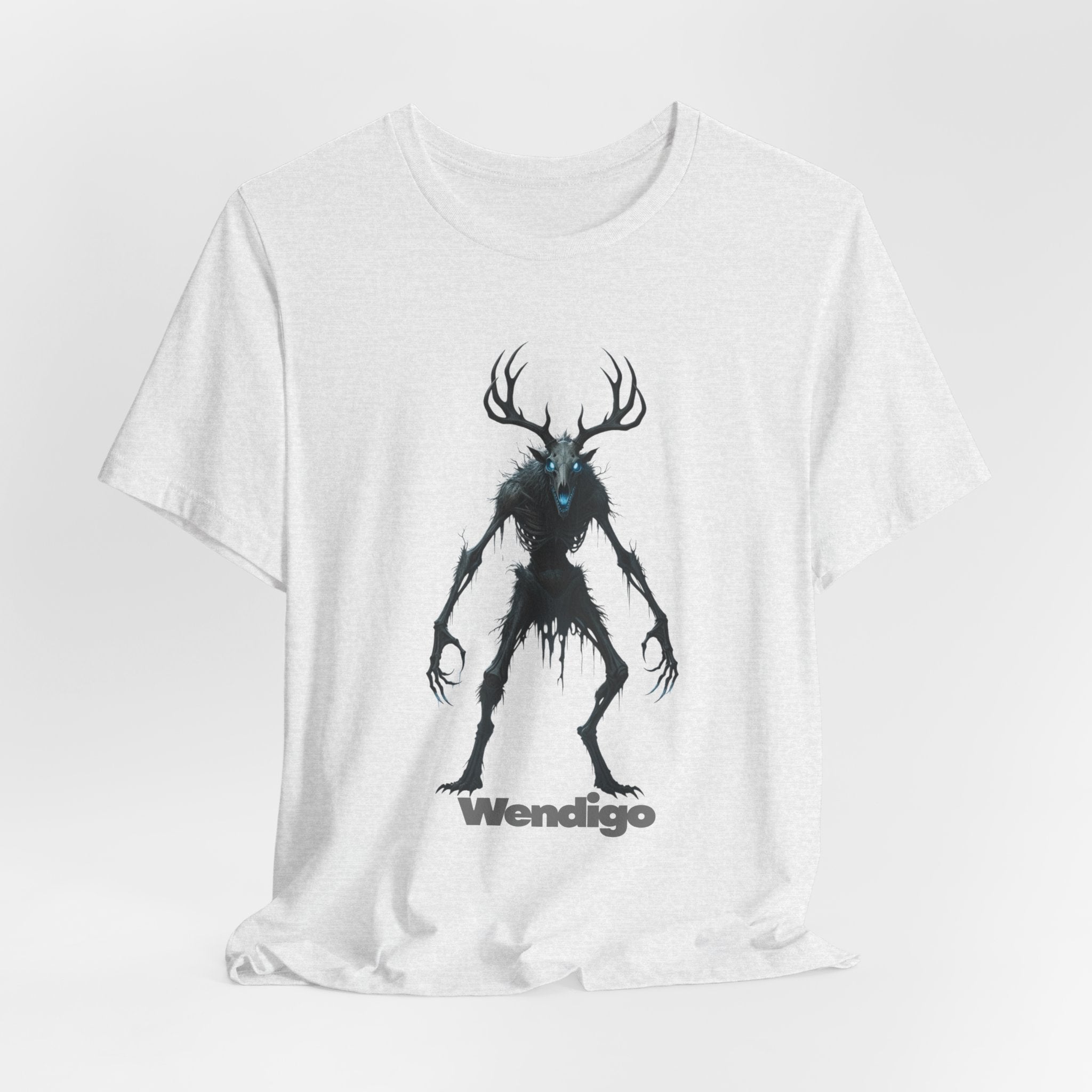 Wendigo Horror Tee — Creepy Deer Monster Graphic T-Shirt