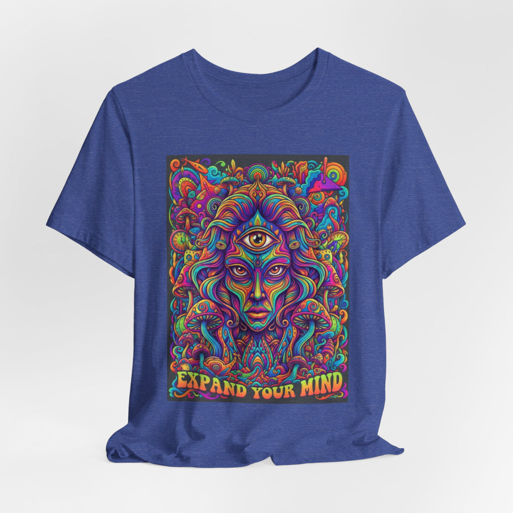 Expand Your Mind Psychedelic T-Shirt — Third Eye Trippy Art Tee