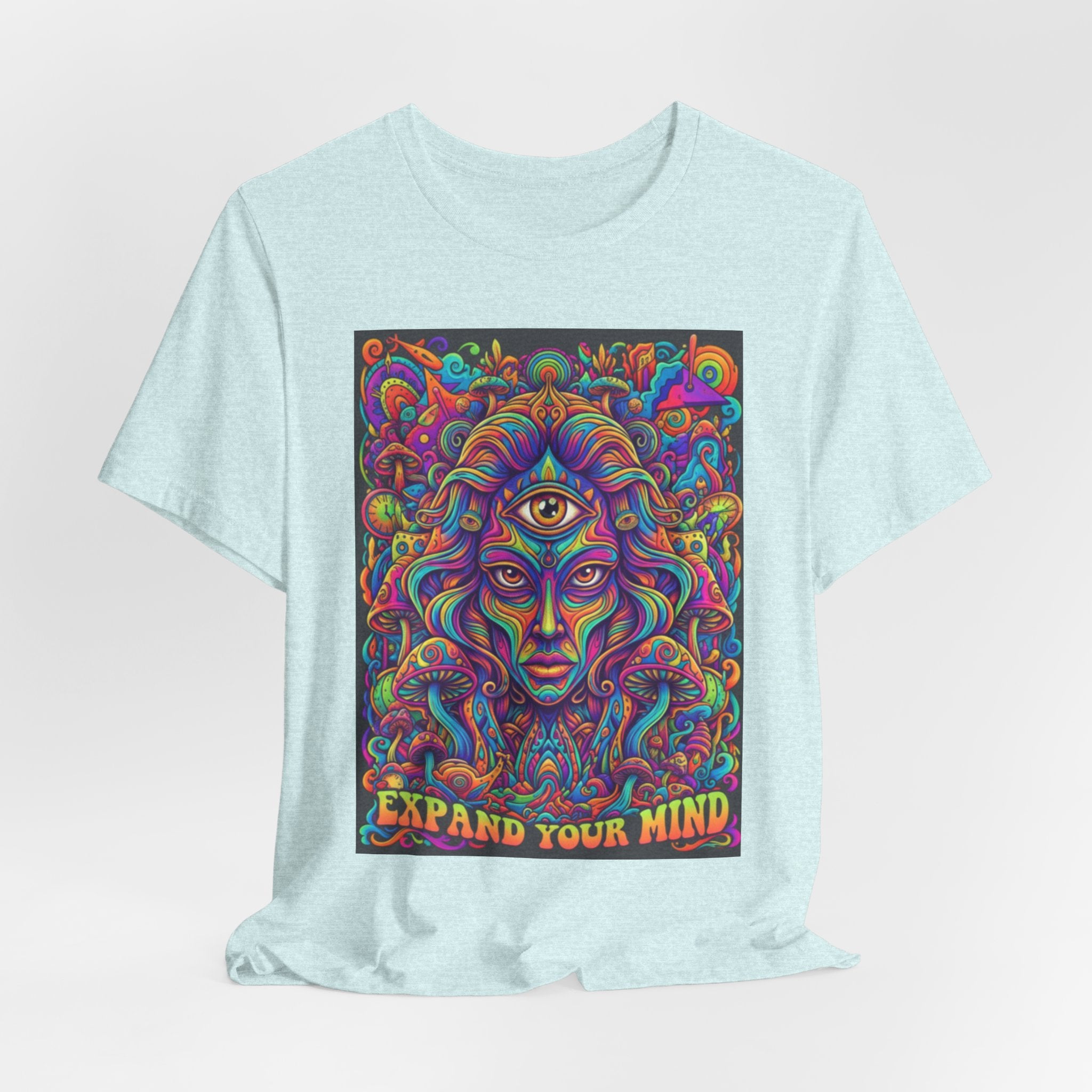 Expand Your Mind Psychedelic T-Shirt — Third Eye Trippy Art Tee