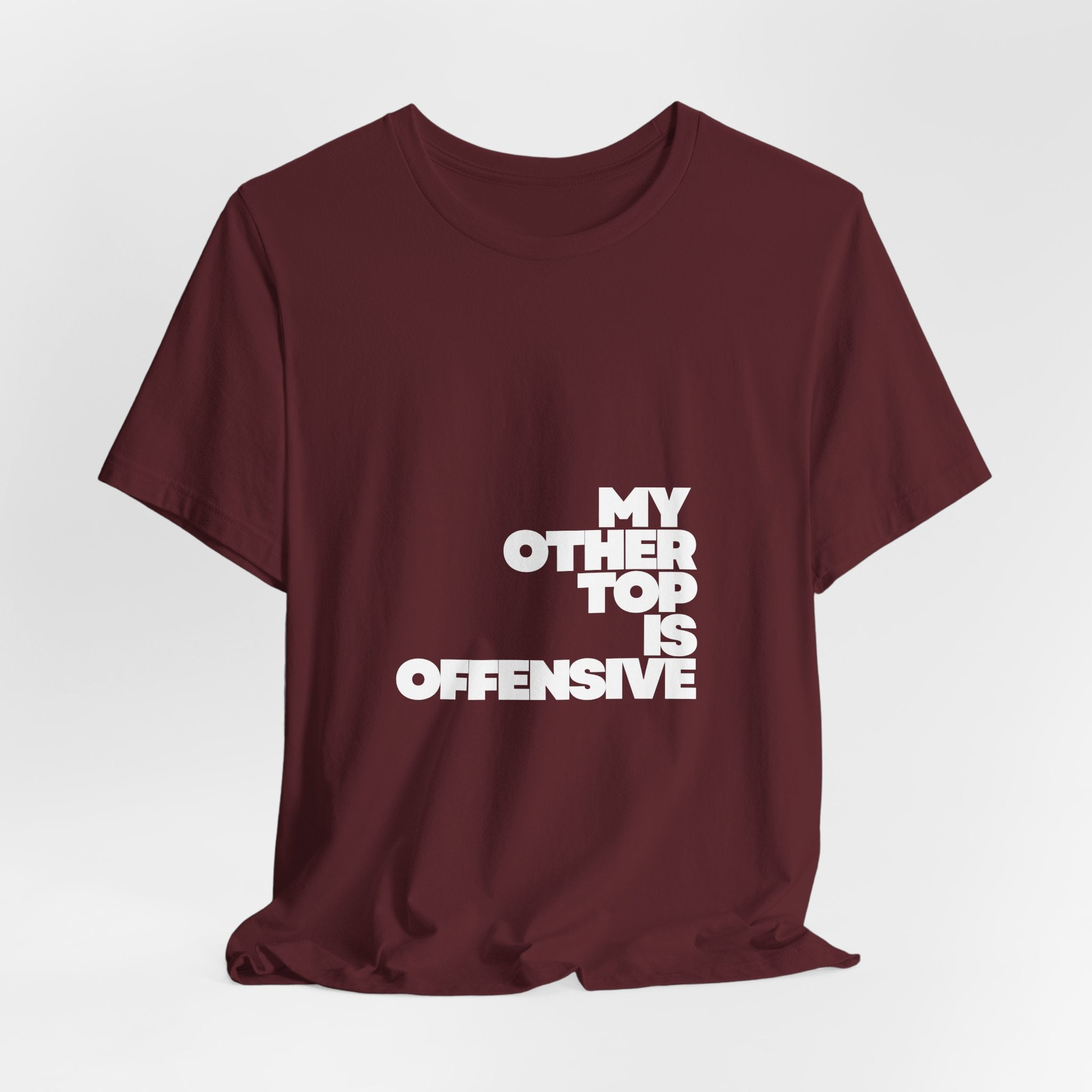 Classic White Tee — Plain Unisex Short Sleeve T-Shirt