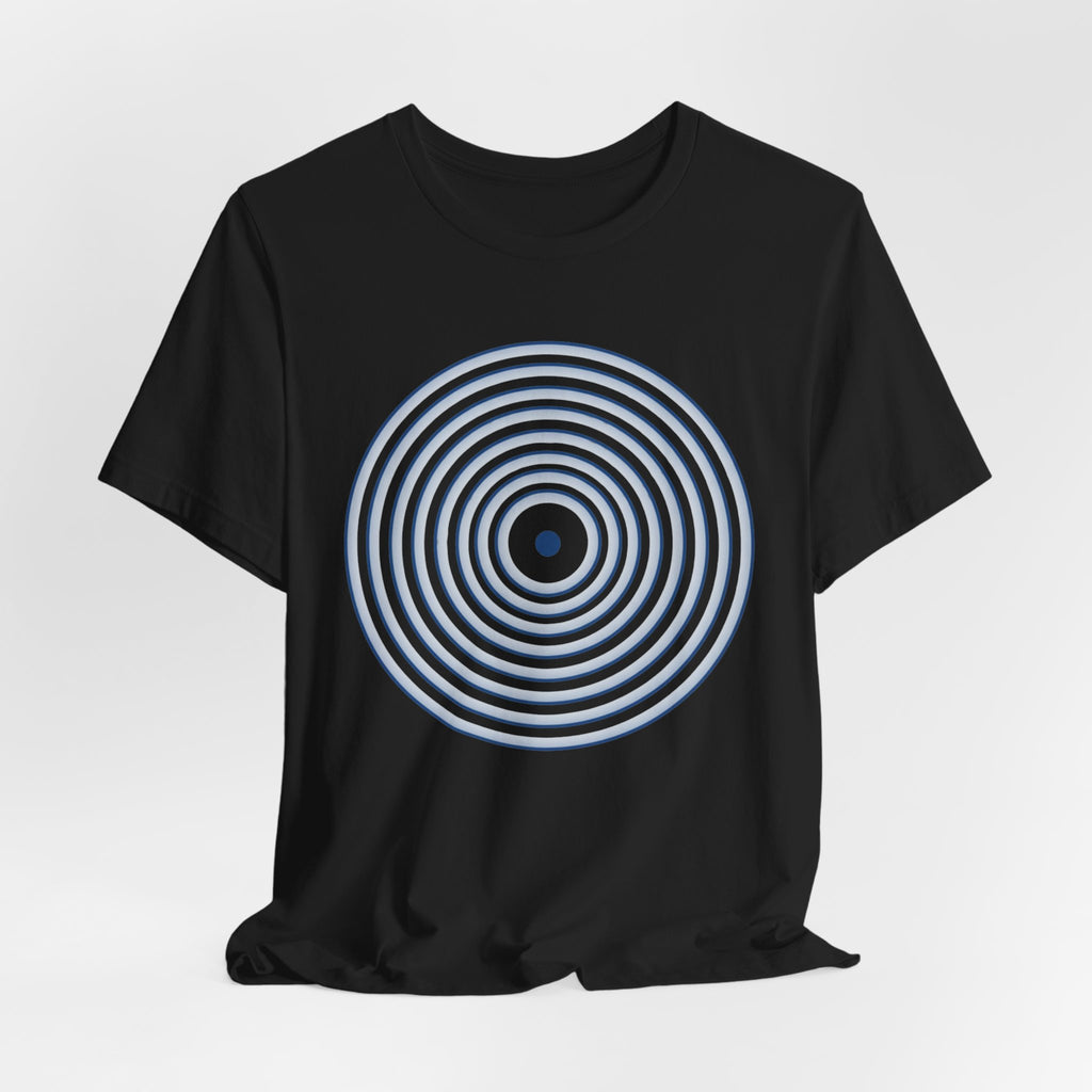 Concentric Circle Graphic Tee – Minimalist Retro Target Design