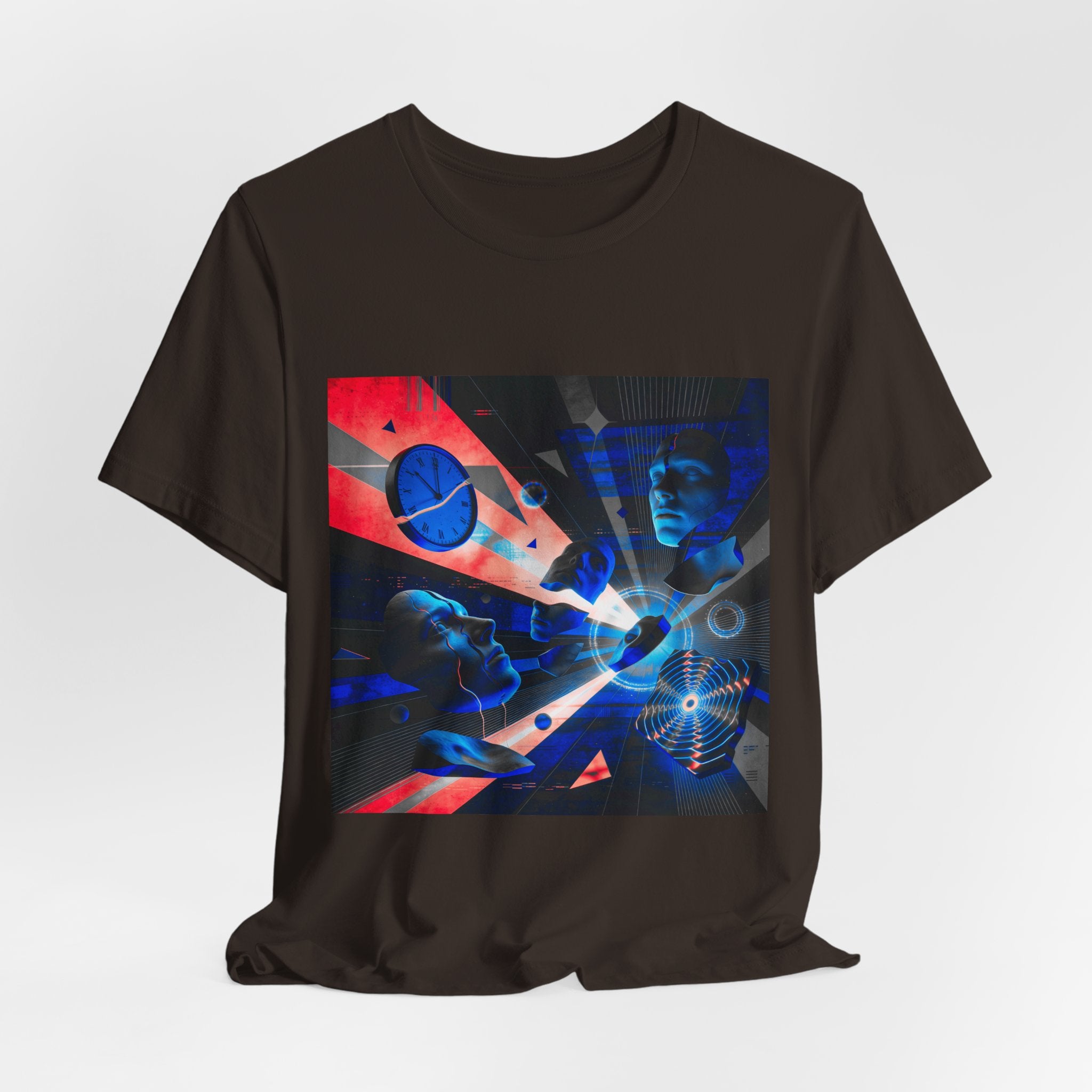 Spacewave Graphic Tee — Retro Futurism Cosmic Design