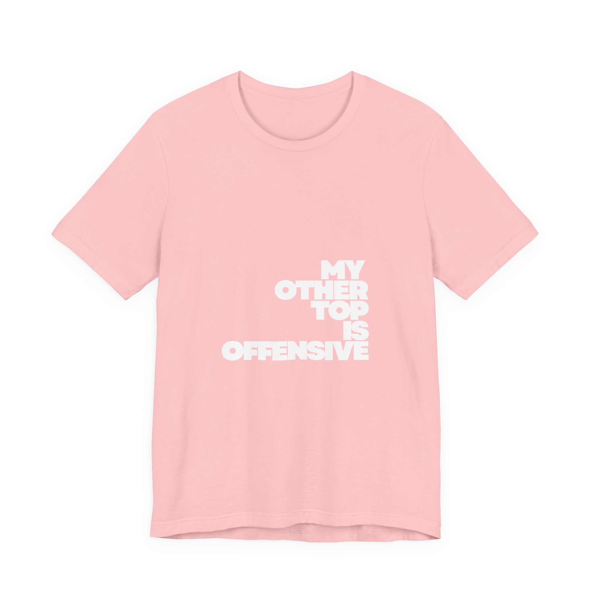 Classic White Tee — Plain Unisex Short Sleeve T-Shirt