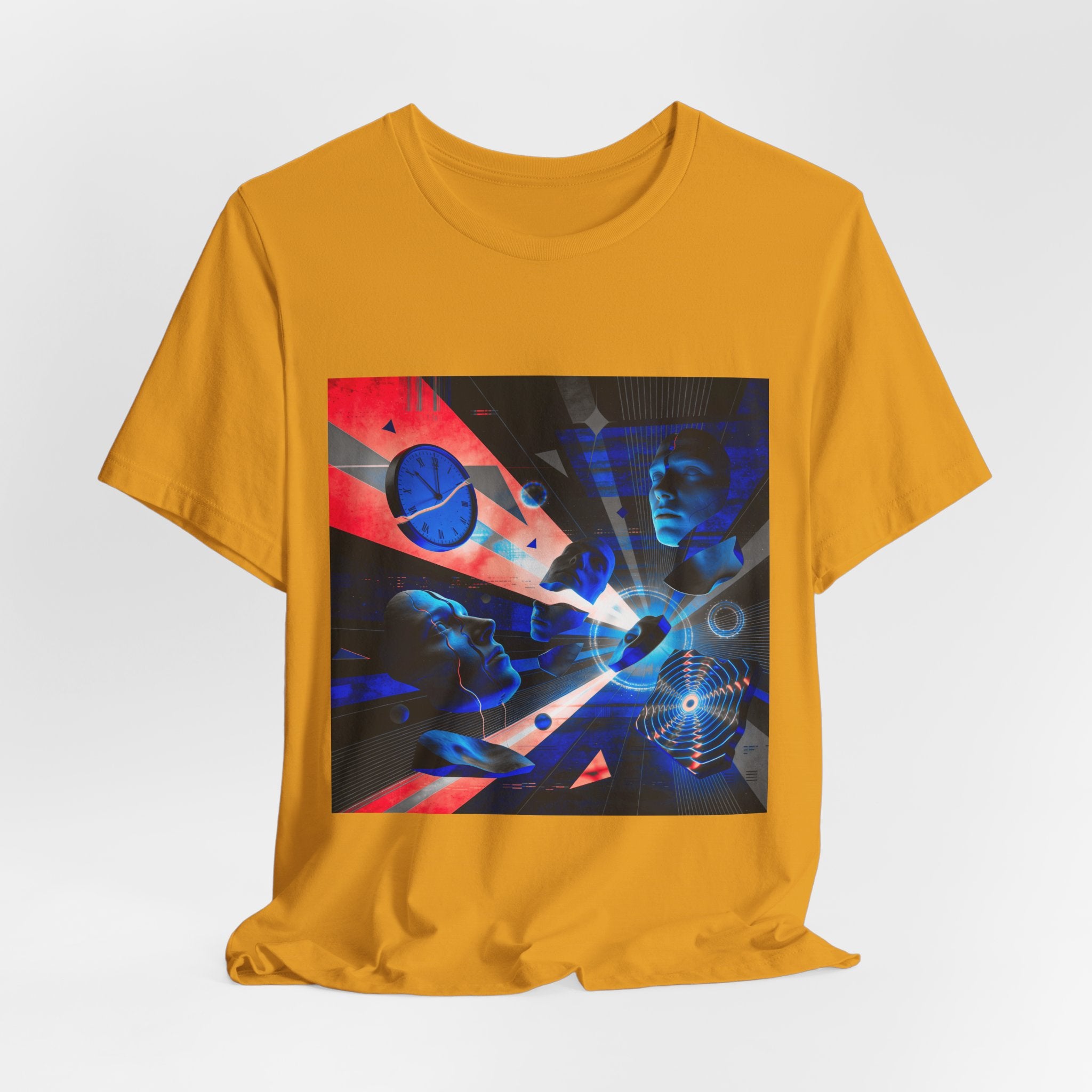 Spacewave Graphic Tee — Retro Futurism Cosmic Design