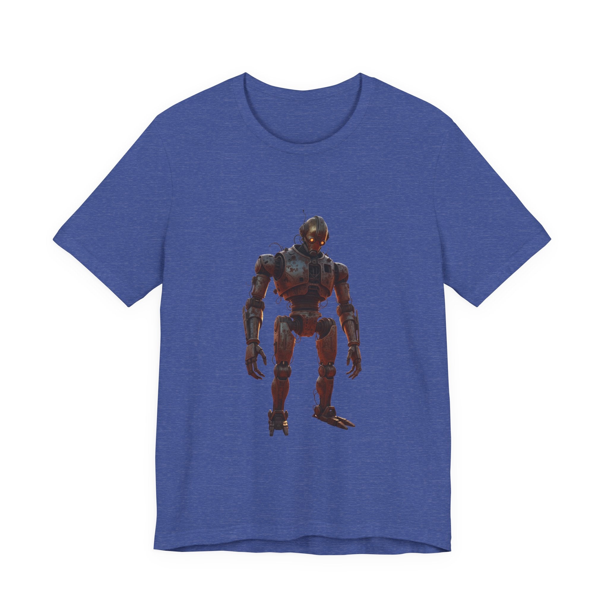 Retro Robot Graphic Tee — Vintage Mech Illustration T-Shirt
