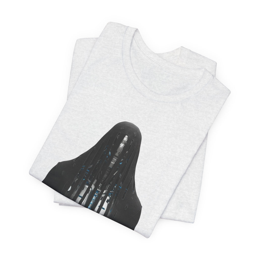 Horror Silhouette Tee — Shadowed Figure Graphic T-Shirt